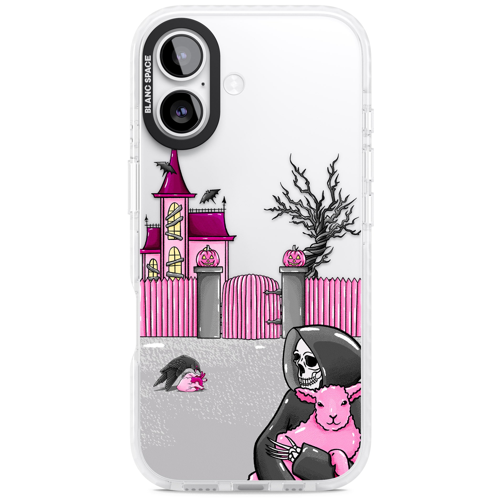 Left With My Heart iPhone 17 Impact Clear Phone Case