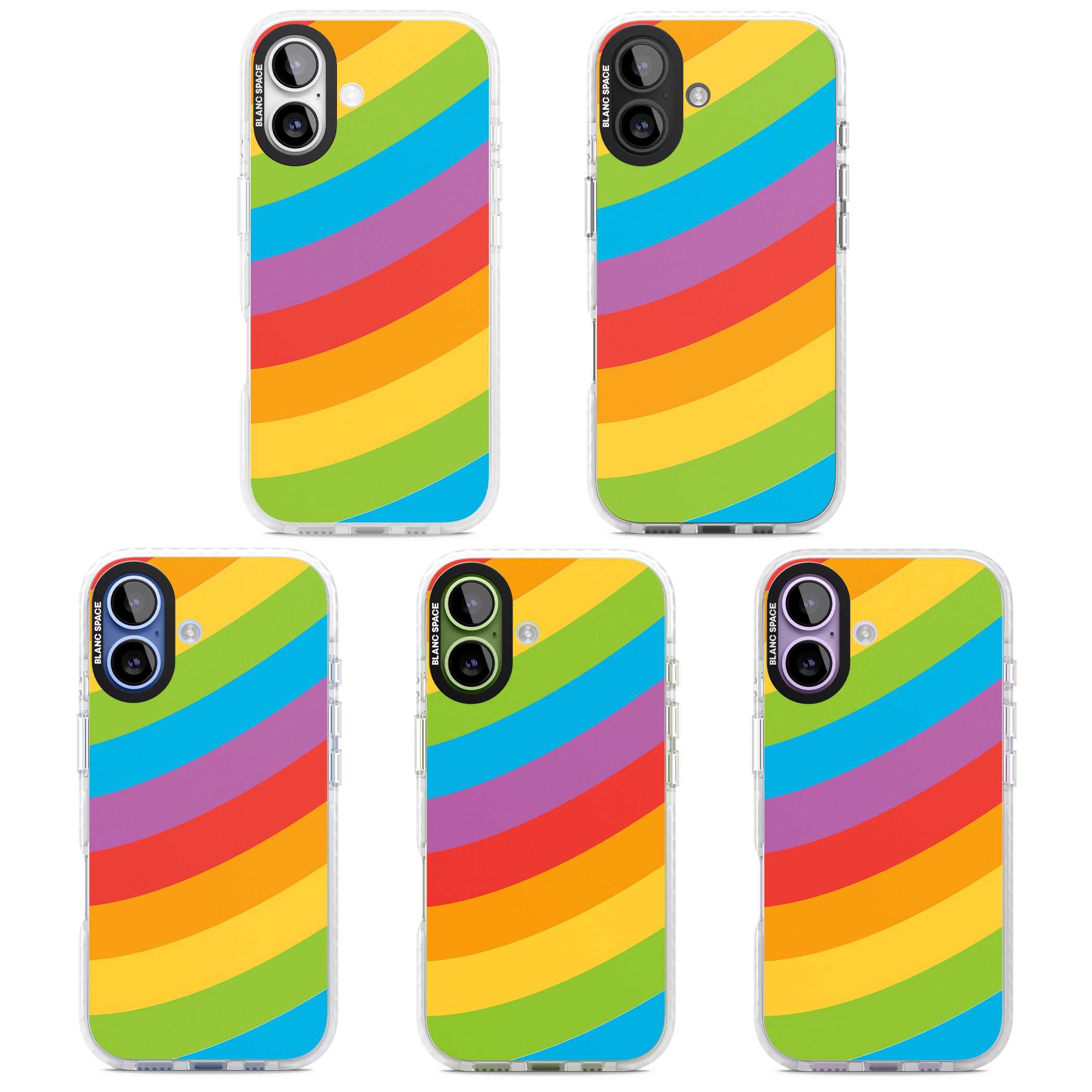 Lucky Rainbow iPhone 17 Impact Clear Phone Case APT Impact Protection