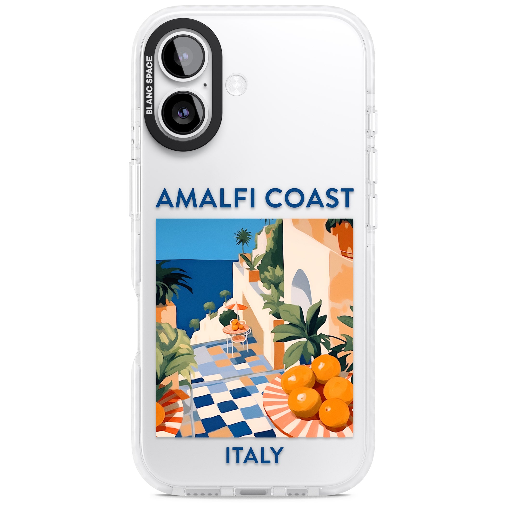 Amalfi Coast iPhone 17 Impact Clear Phone Case