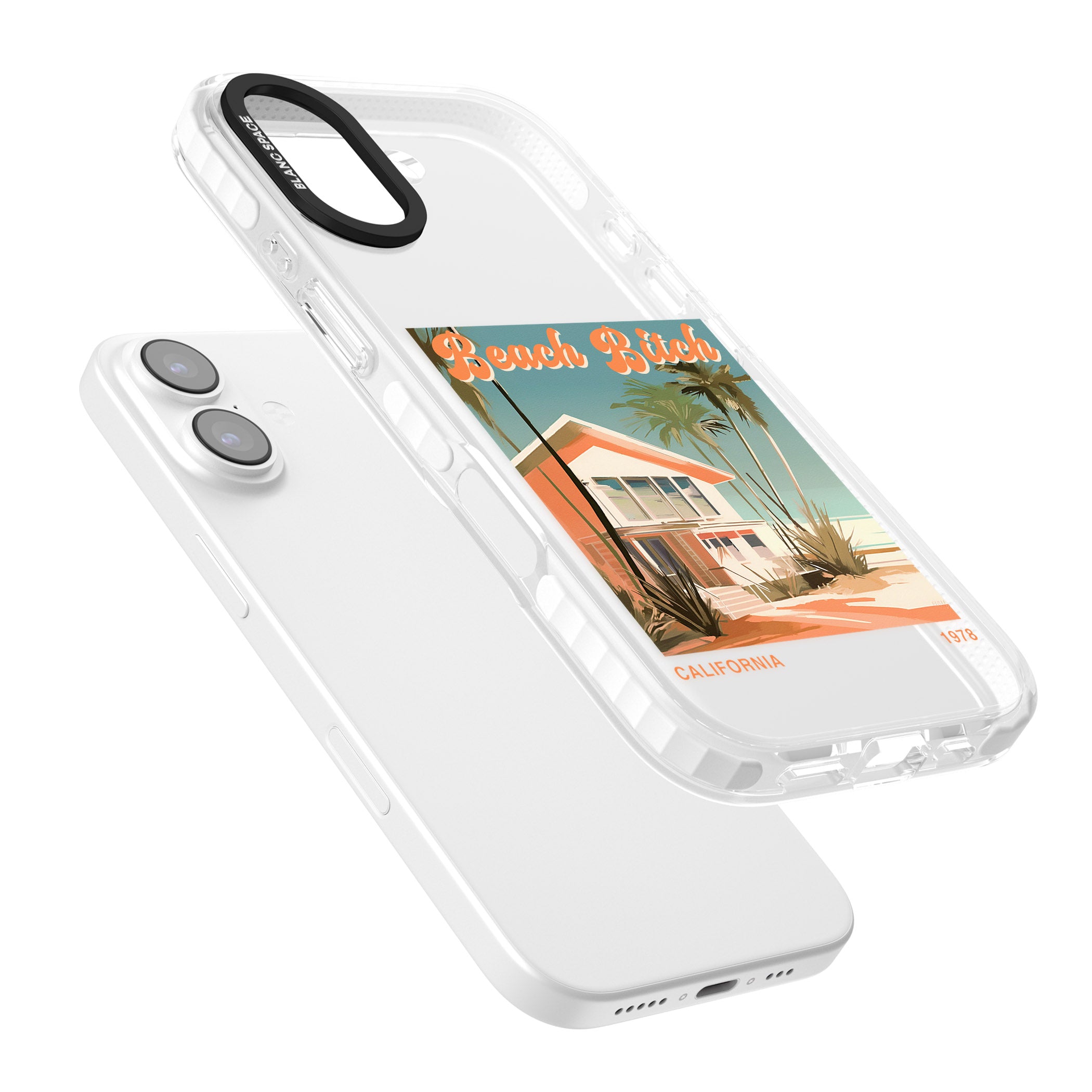 Beach B*tch iPhone 17 Impact Clear Phone Case Colours