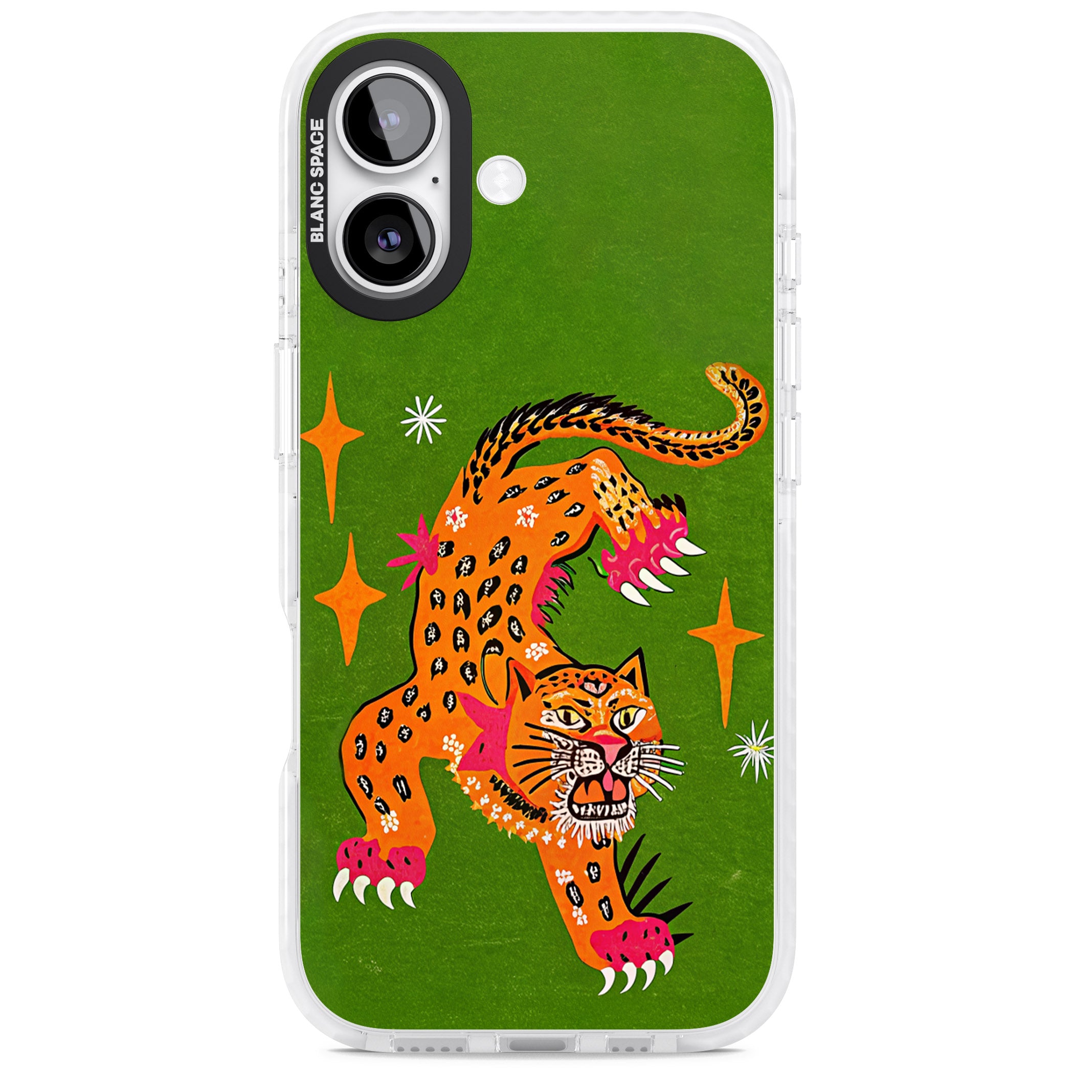 Fierce Jaguar iPhone 17 Impact Clear Phone Case