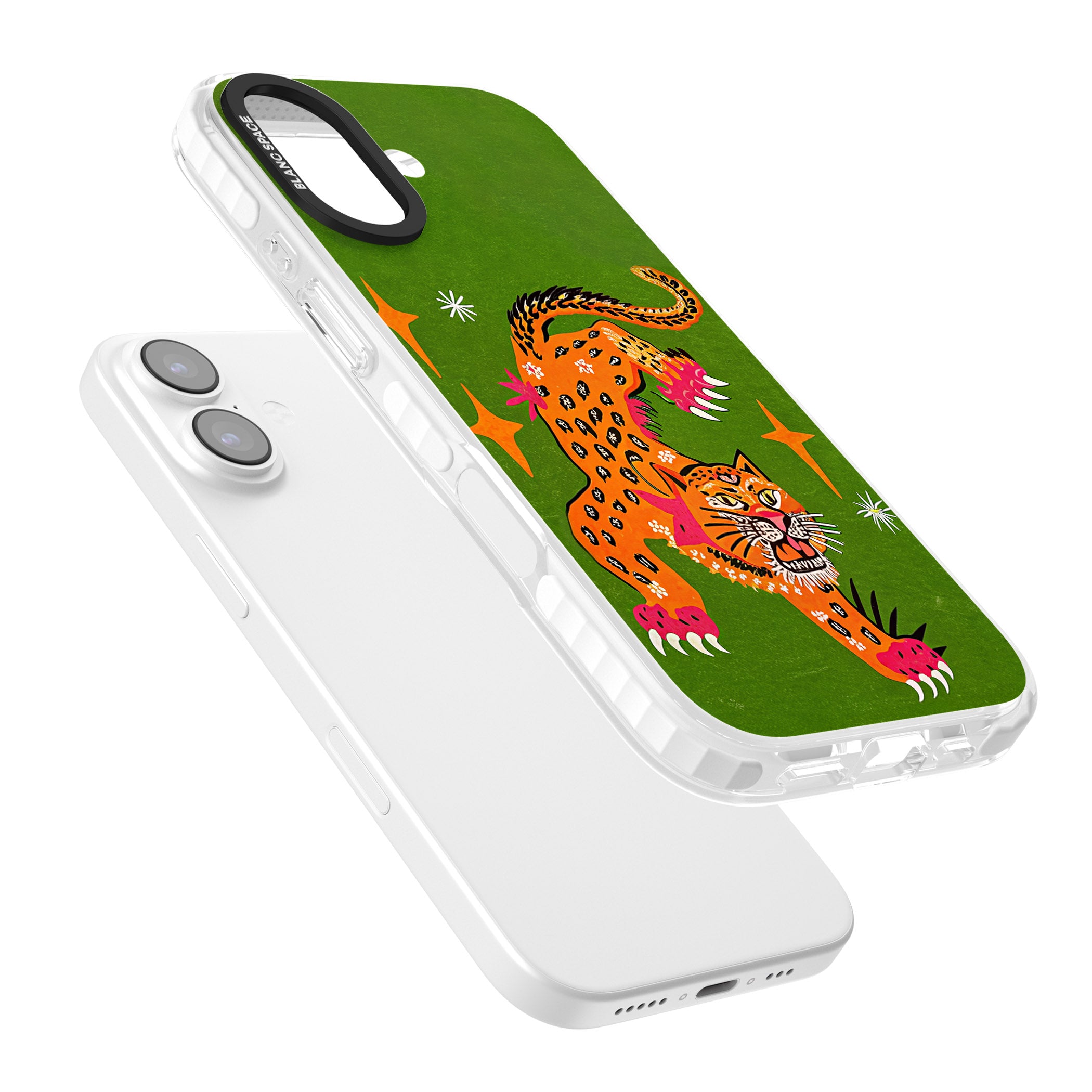 Fierce Jaguar iPhone 17 Impact Clear Phone Case Colours