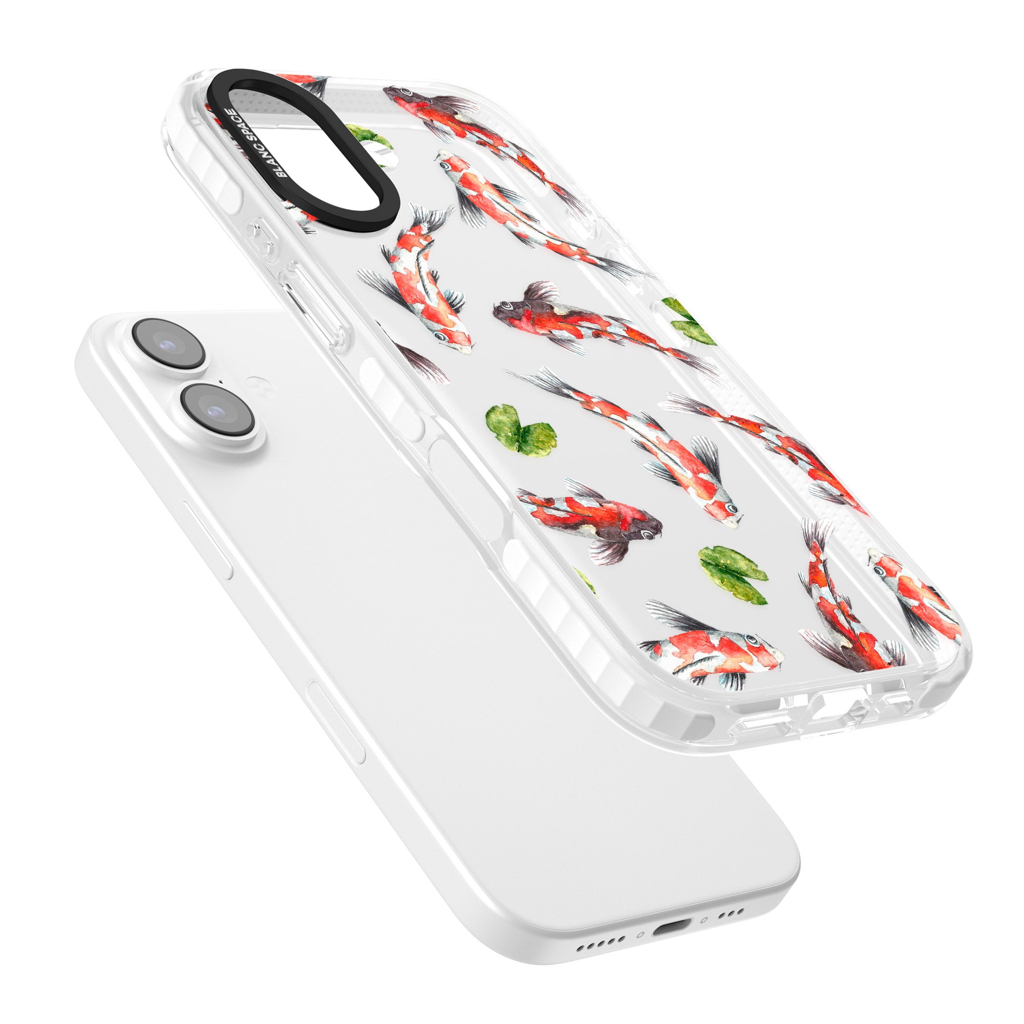 Koi Fish Watercolour iPhone 17 Impact Clear Phone Case Colours