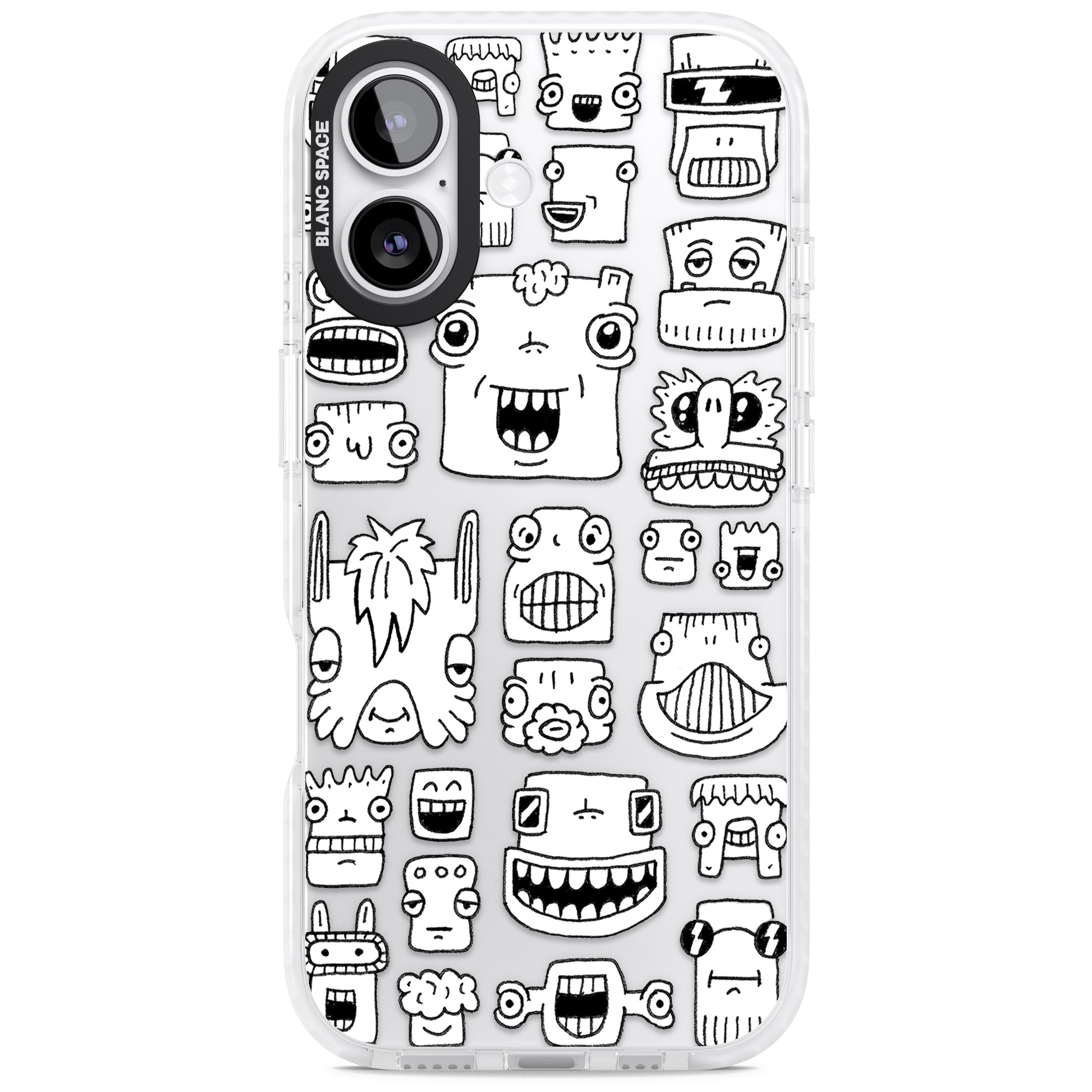 Burst Heads iPhone 17 Impact Clear Phone Case