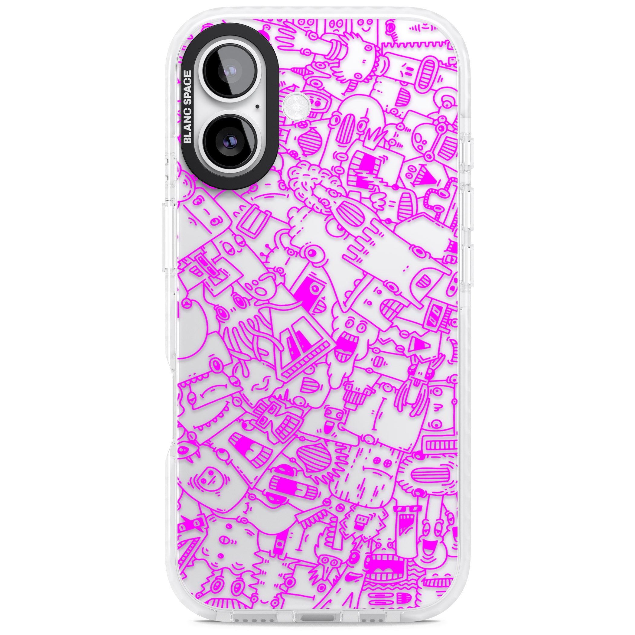 Pink Pals iPhone 17 Impact Clear Phone Case