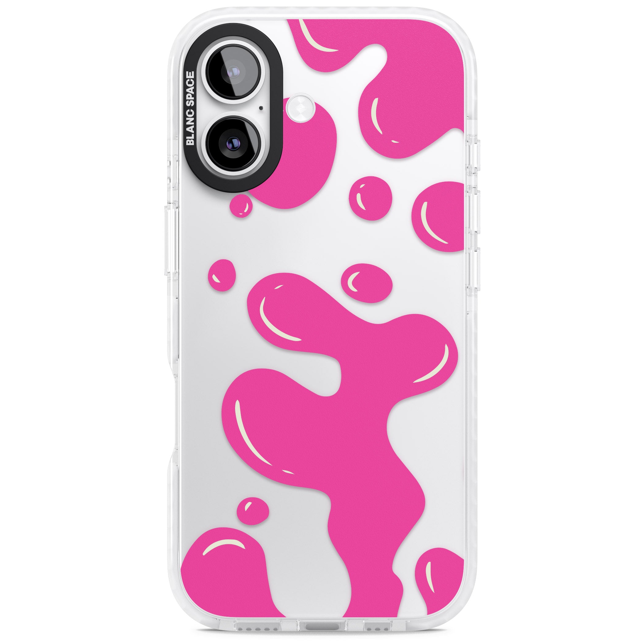 Pink Lava Lamp iPhone 17 Impact Clear Phone Case