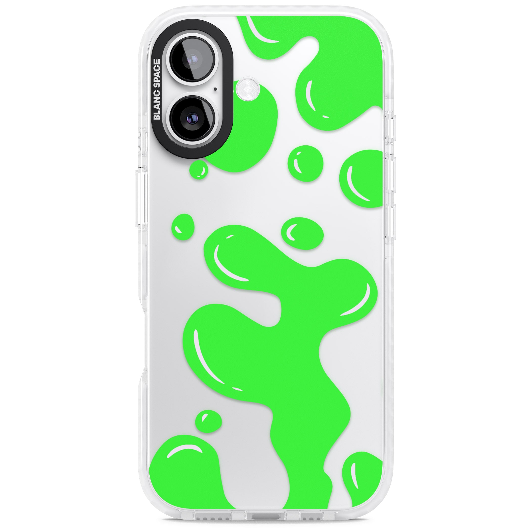 Green Lava Lamp iPhone 17 Impact Clear Phone Case