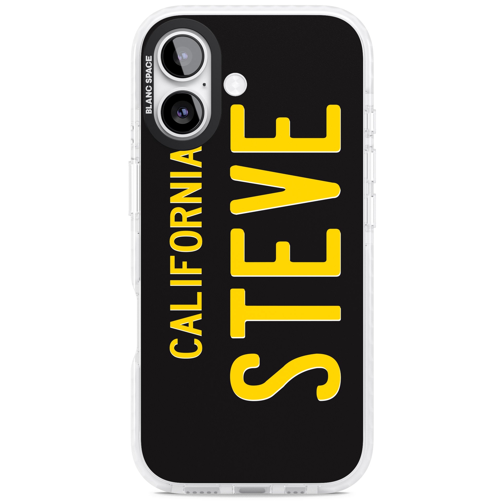 Personalised Vintage California License Plate iPhone 17 Impact Clear Phone Case