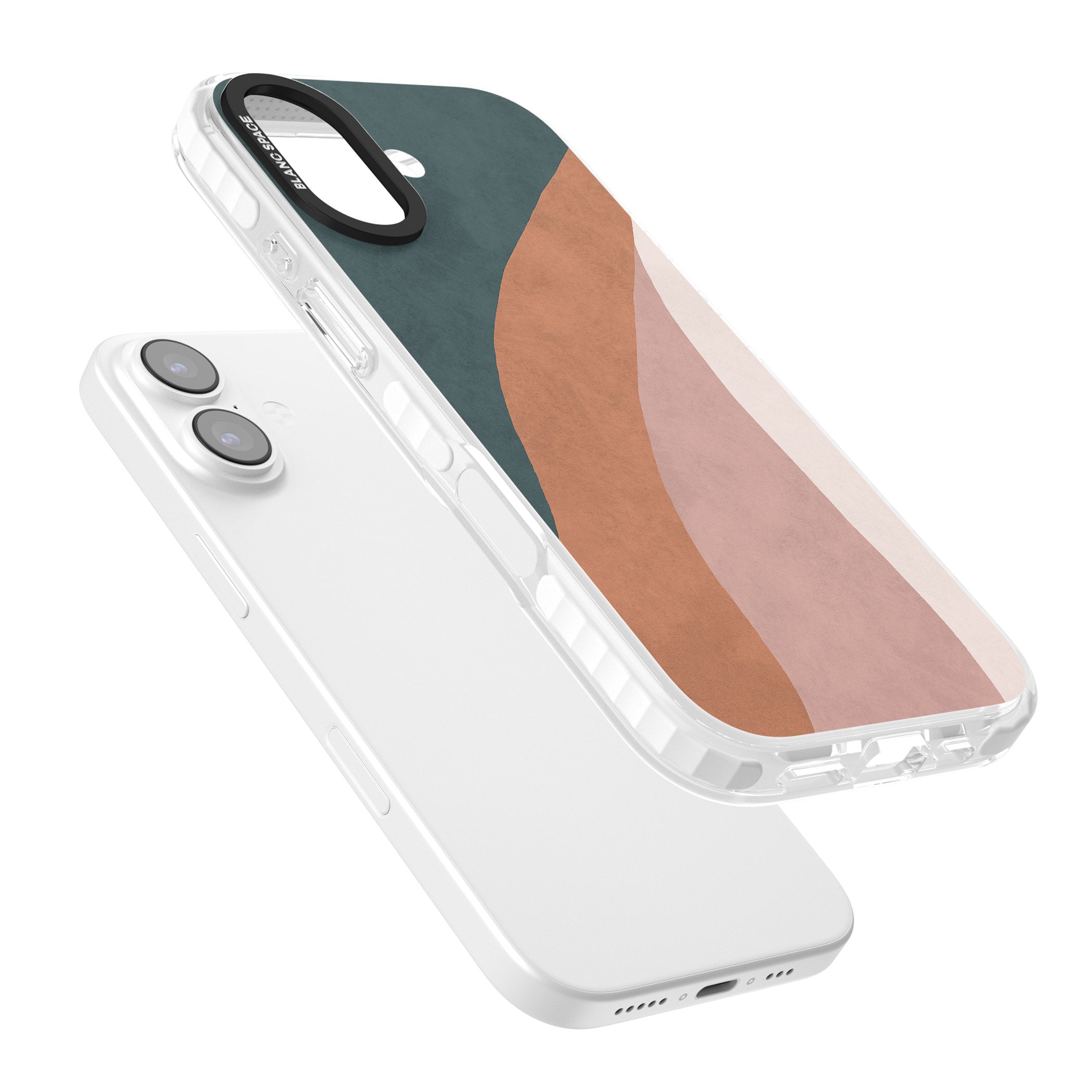 Earthwave Abstract iPhone 17 Impact Pro Clear Phone Case Colours