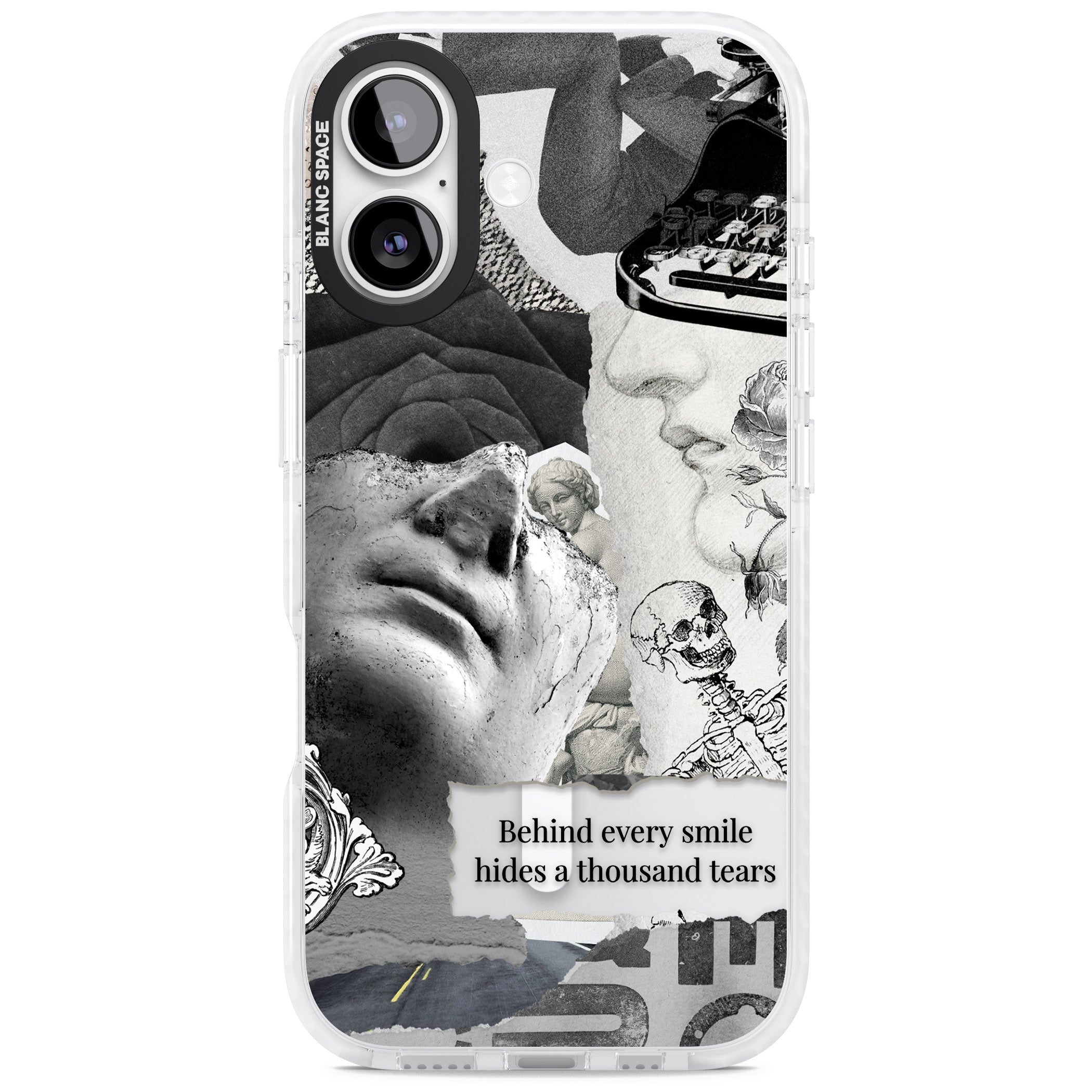 Behind Every Smile iPhone 17 Impact Pro Clear Phone Case