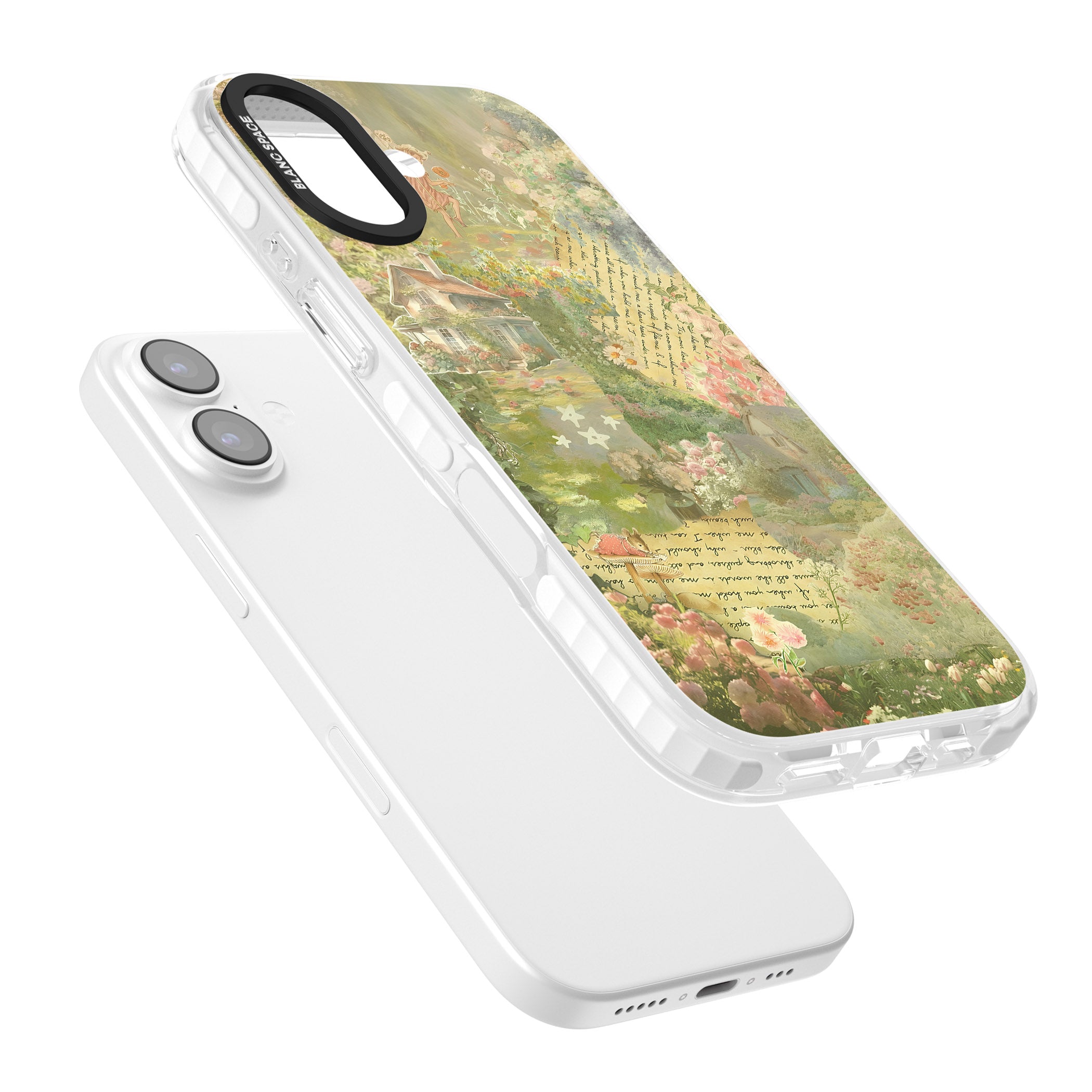 Soft Spring Collage iPhone 17 Impact Pro Clear Phone Case Colours