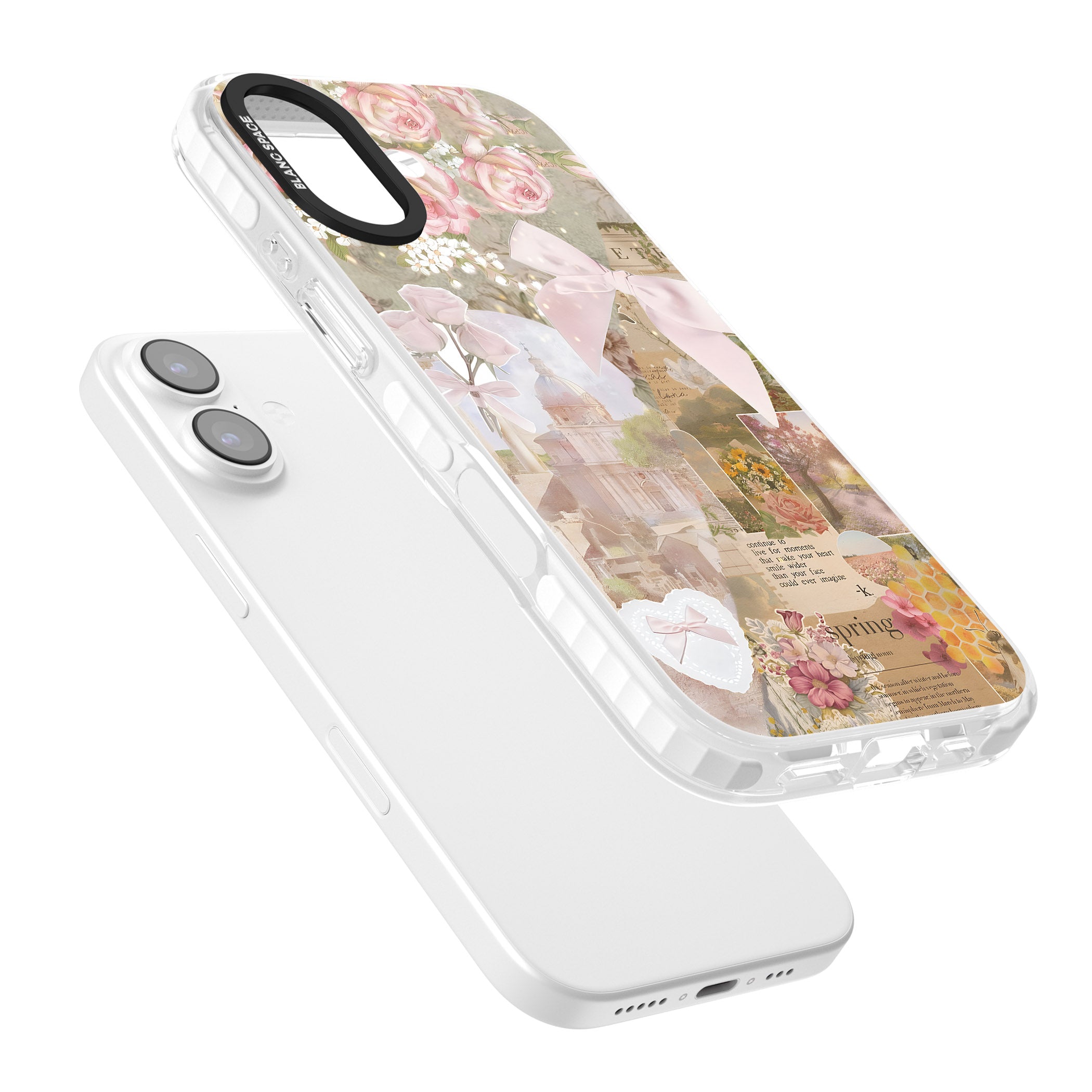 Coquette Collage iPhone 17 Impact Pro Clear Phone Case Colours