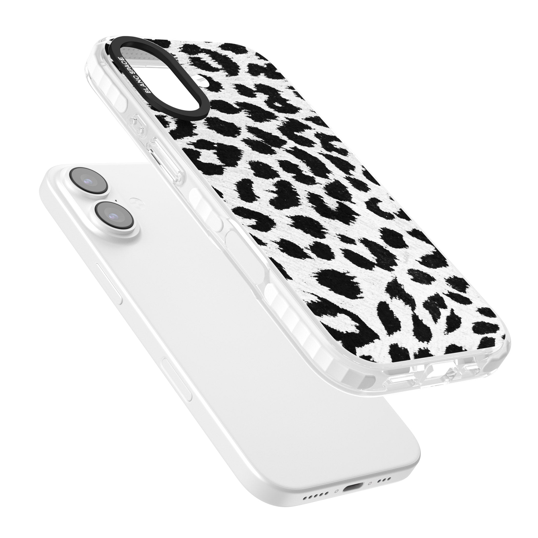 Rar Leopard Print White iPhone 17 Impact Pro Clear Phone Case Colours