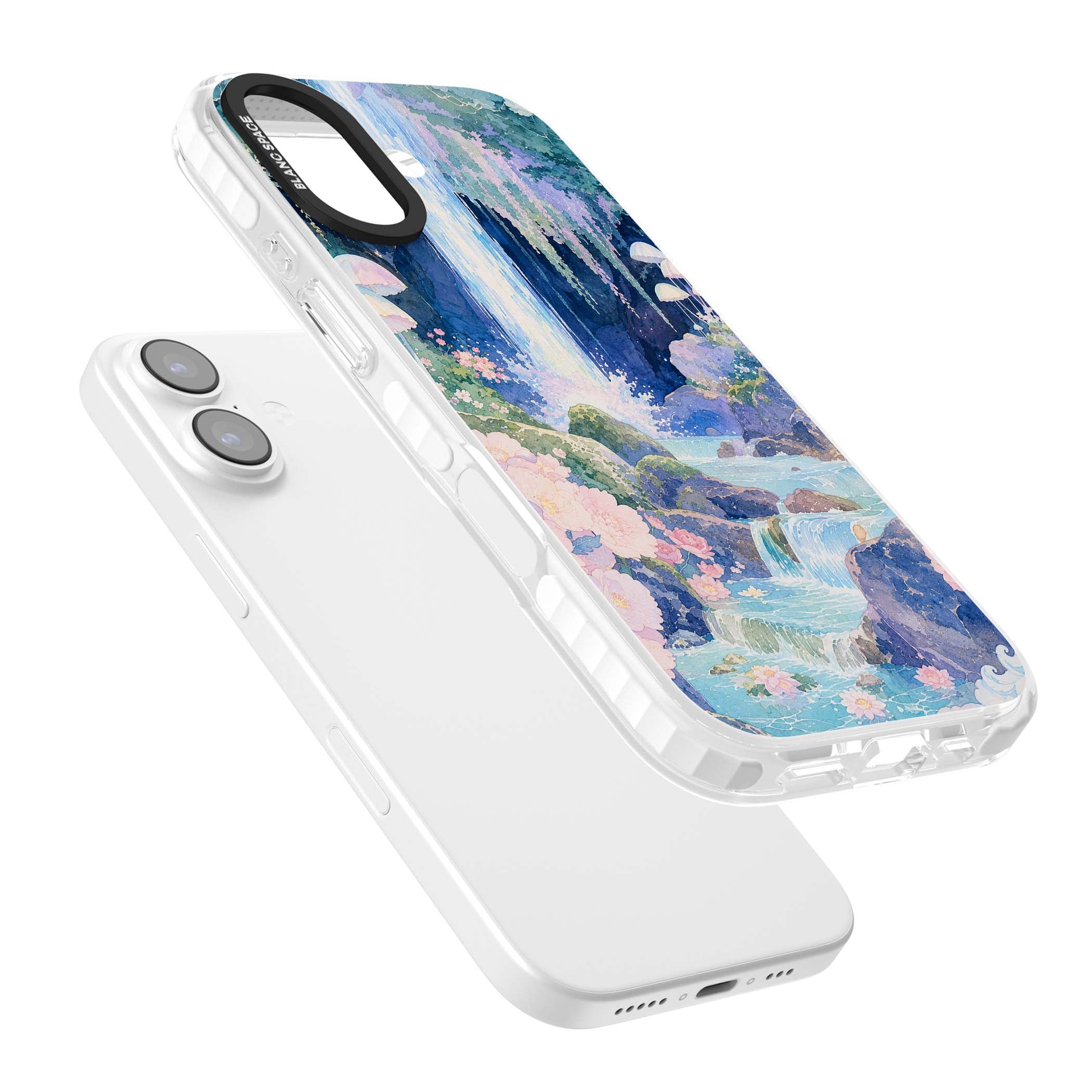 Mystic Waterfall art iPhone case | Impact Magsafe case for iPhone 17