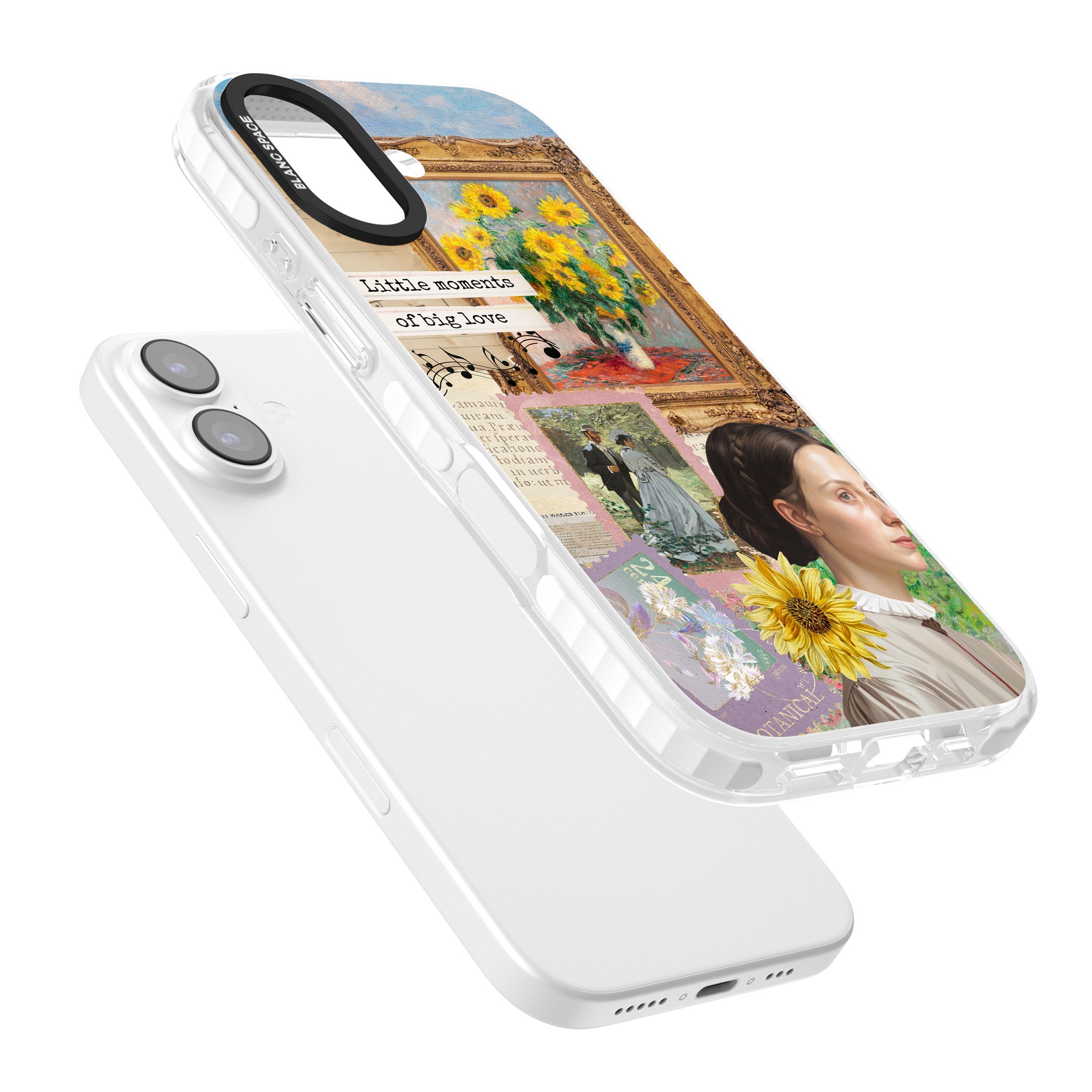 Monet 'Little Moments' Collage iPhone 17 Impact Pro Clear Phone Case Colours