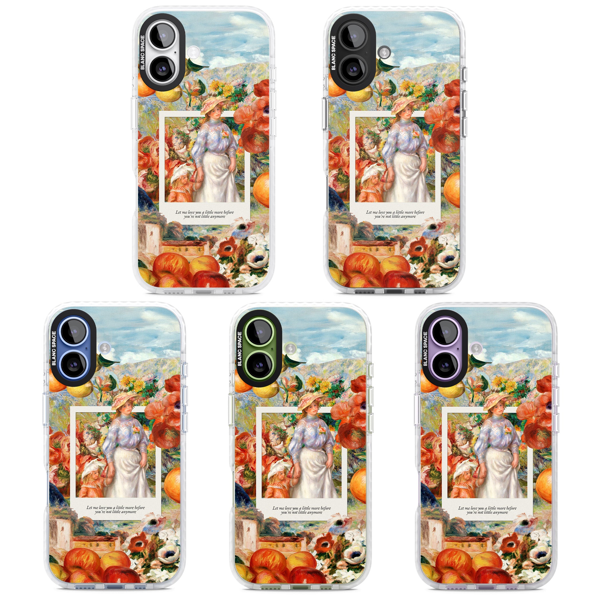 Renoir Mother & Child iPhone 17 Impact Pro Clear Phone Case APT Impact Protection