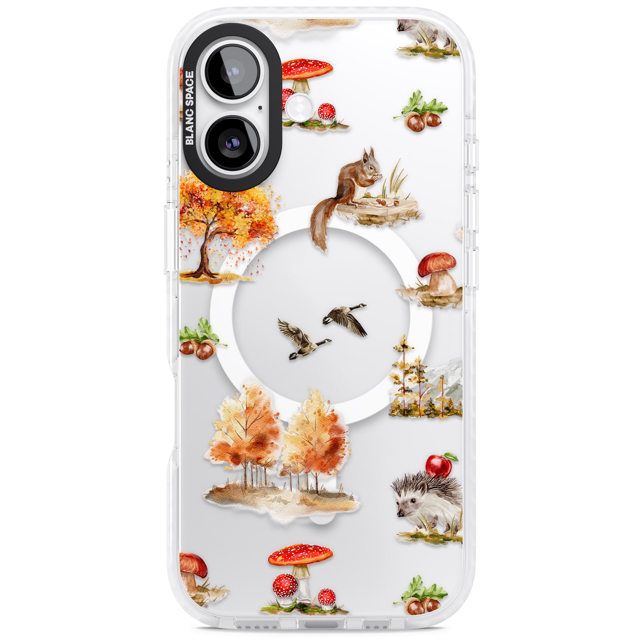 Fall Forest Friends iPhone 17 Impact Pro Clear Phone Case