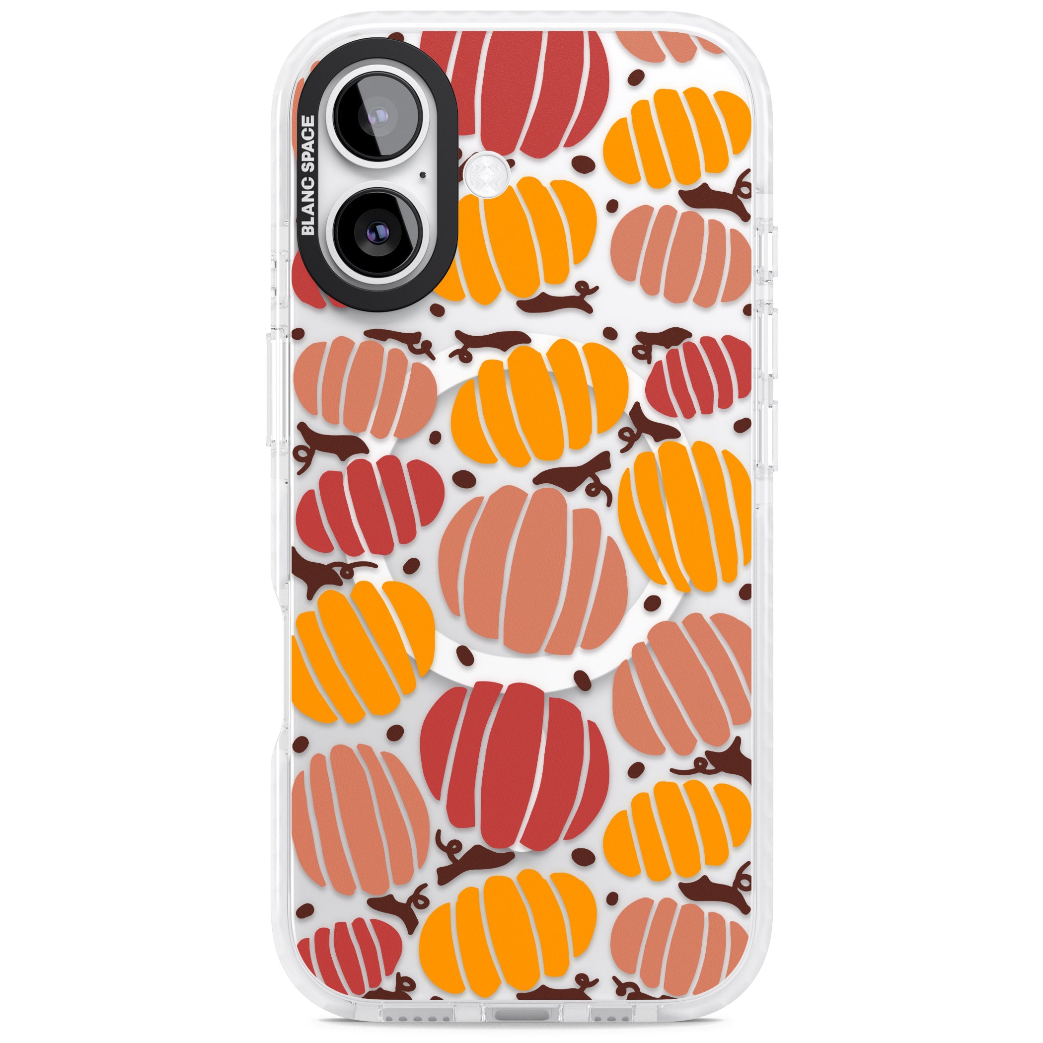 Autumn Pumpkin Patch iPhone 17 Impact Pro Clear Phone Case