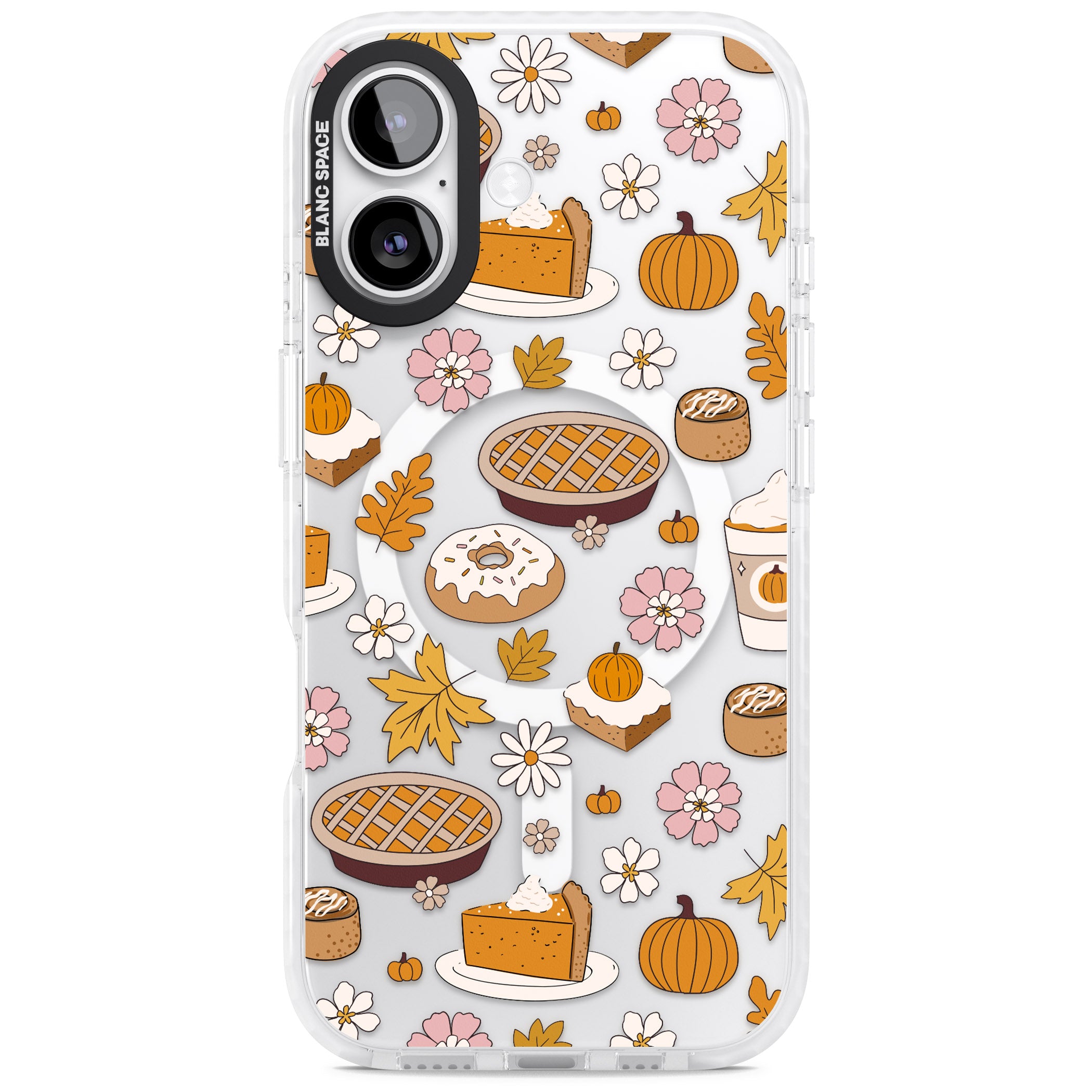 Pumpkin Pie Autumn Treats iPhone 17 Impact Pro Clear Phone Case
