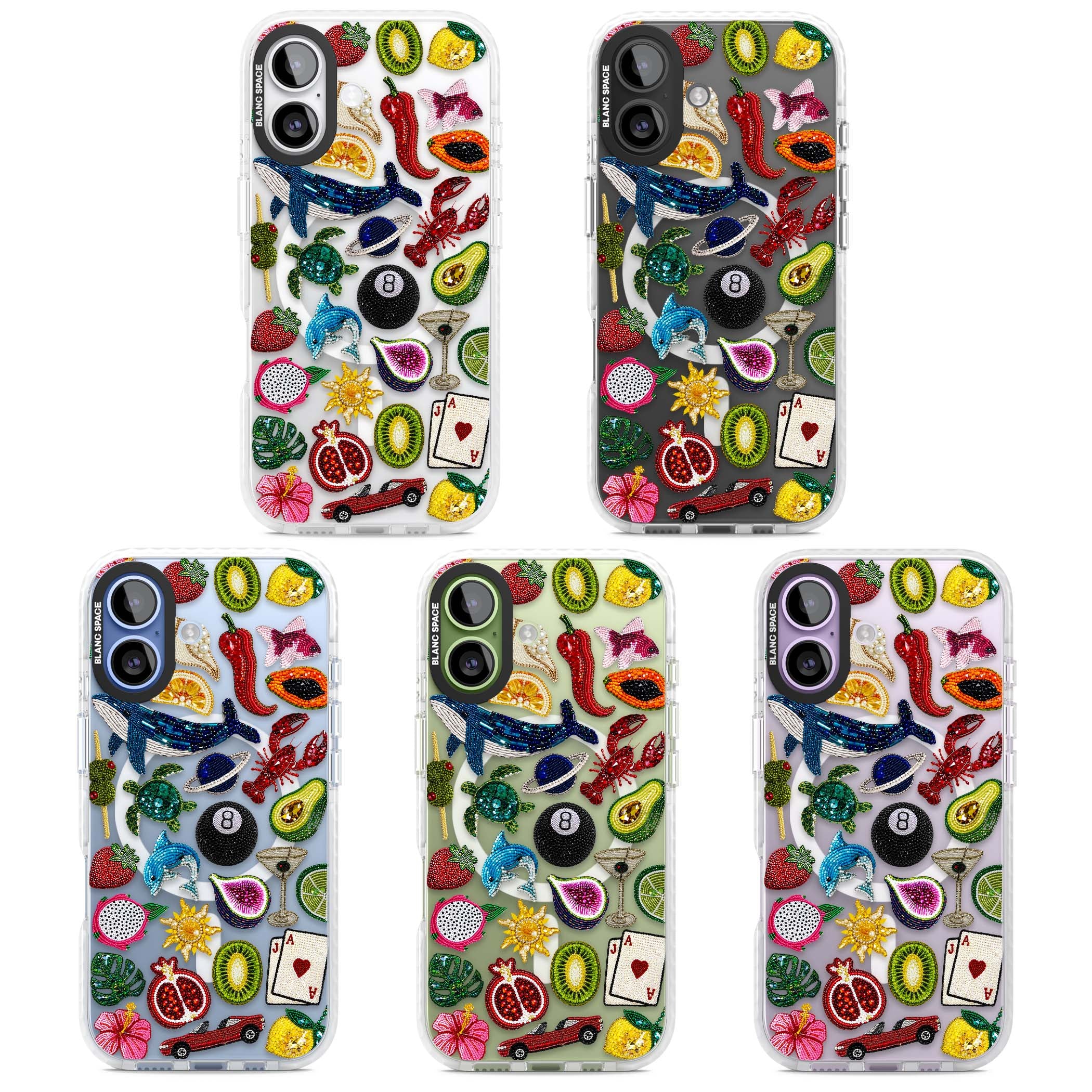 Beaded Mix cute iPhone case | Impact Magsafe case for iPhone 17