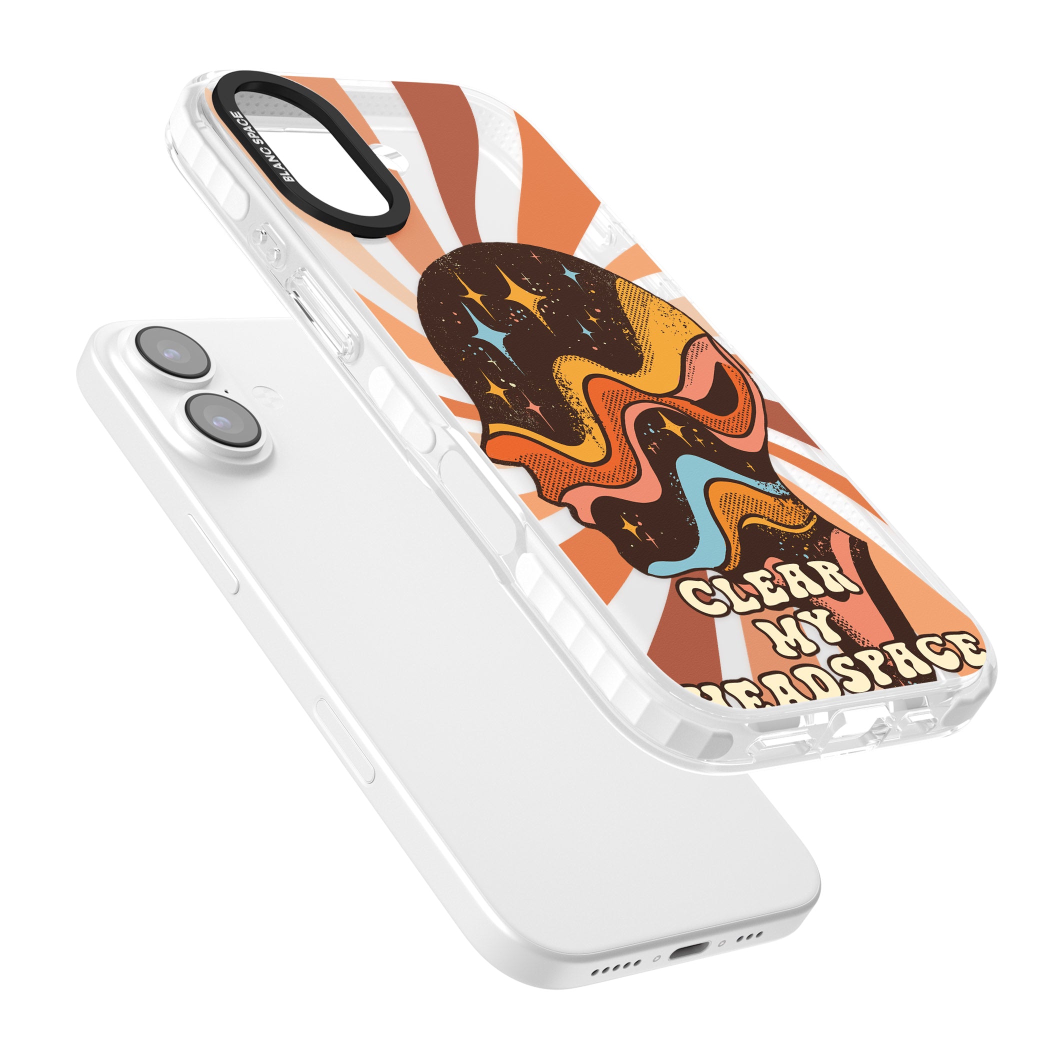 Clear My Headspace iPhone 17 Impact Pro Clear Phone Case Colours