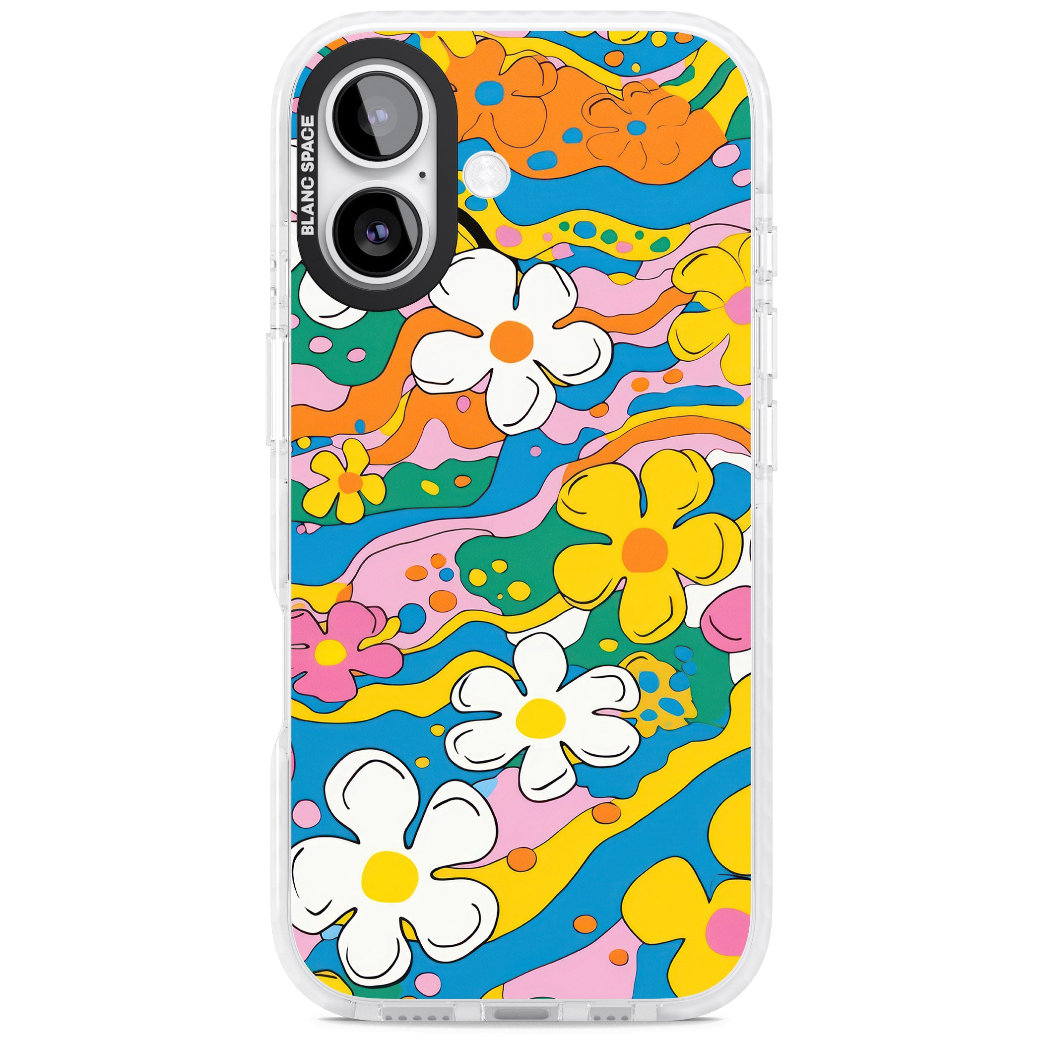 Vibrant Bloom iPhone 17 Impact Pro Clear Phone Case