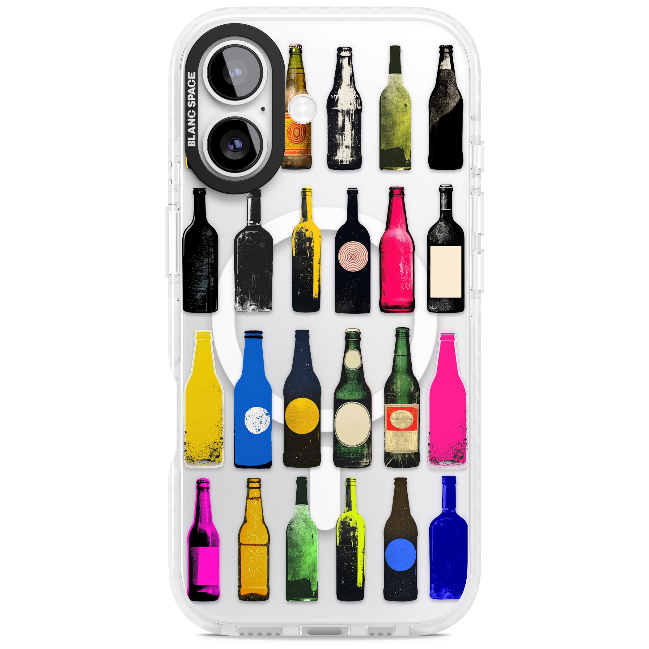 Glass Bottles iPhone 17 Impact Pro Clear Phone Case