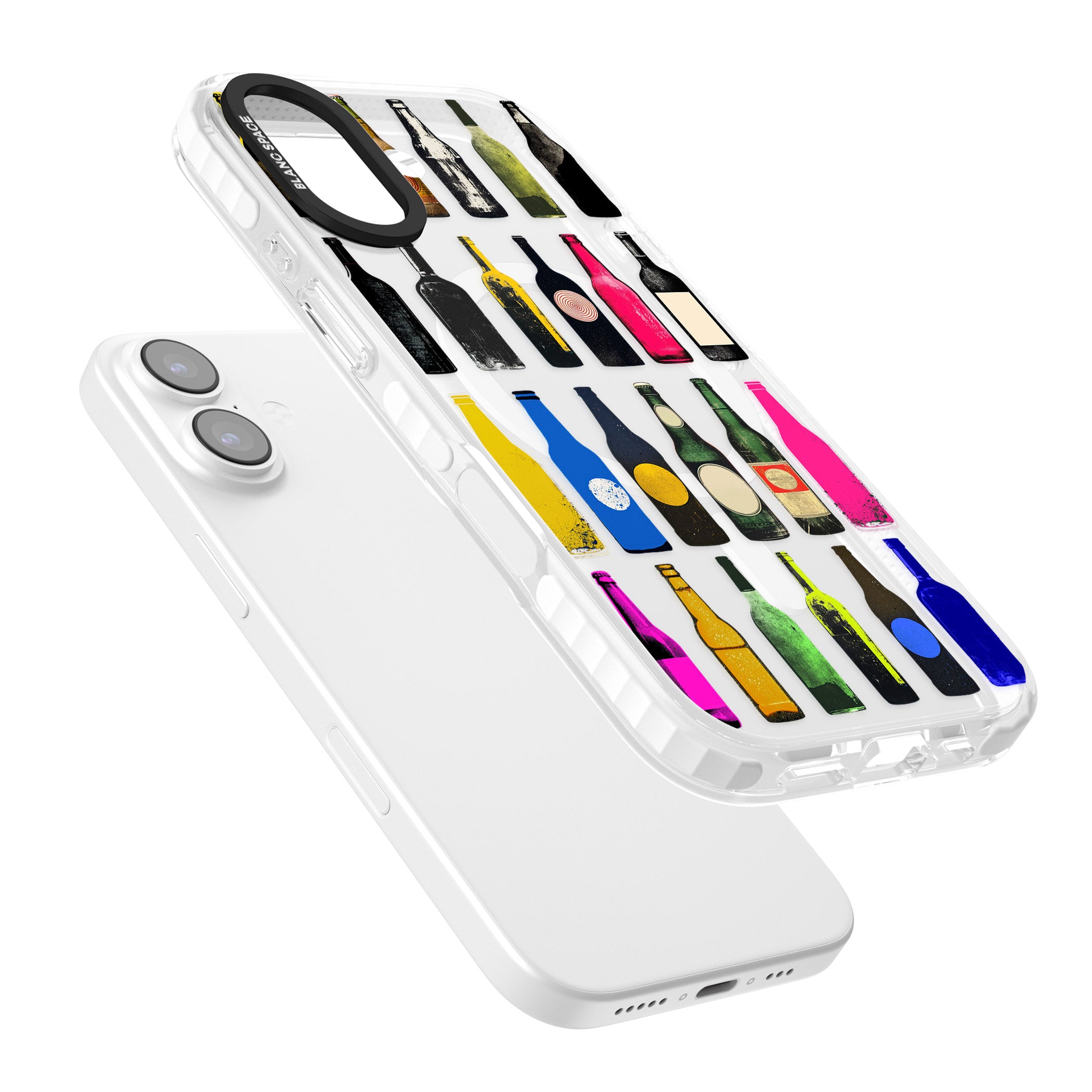 Glass Bottles iPhone 17 Impact Pro Clear Phone Case Colours