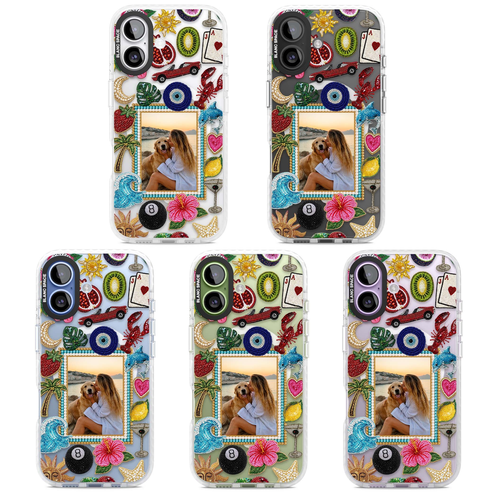 Beaded Photo coastal iPhone case | Impact Magsafe case for iPhone 17