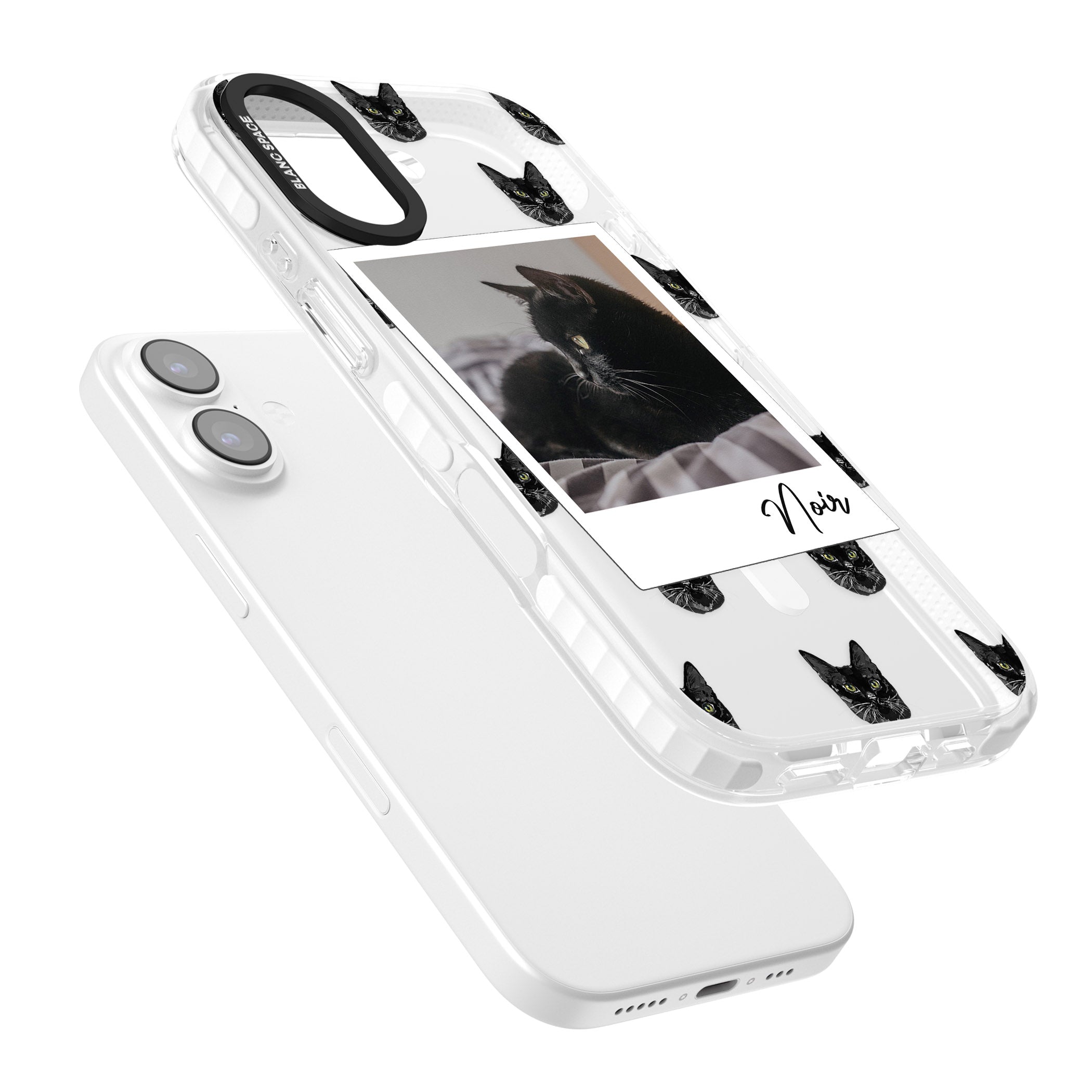 Personalised Bombay Cat Photo iPhone 17 Impact Pro Clear Phone Case Colours