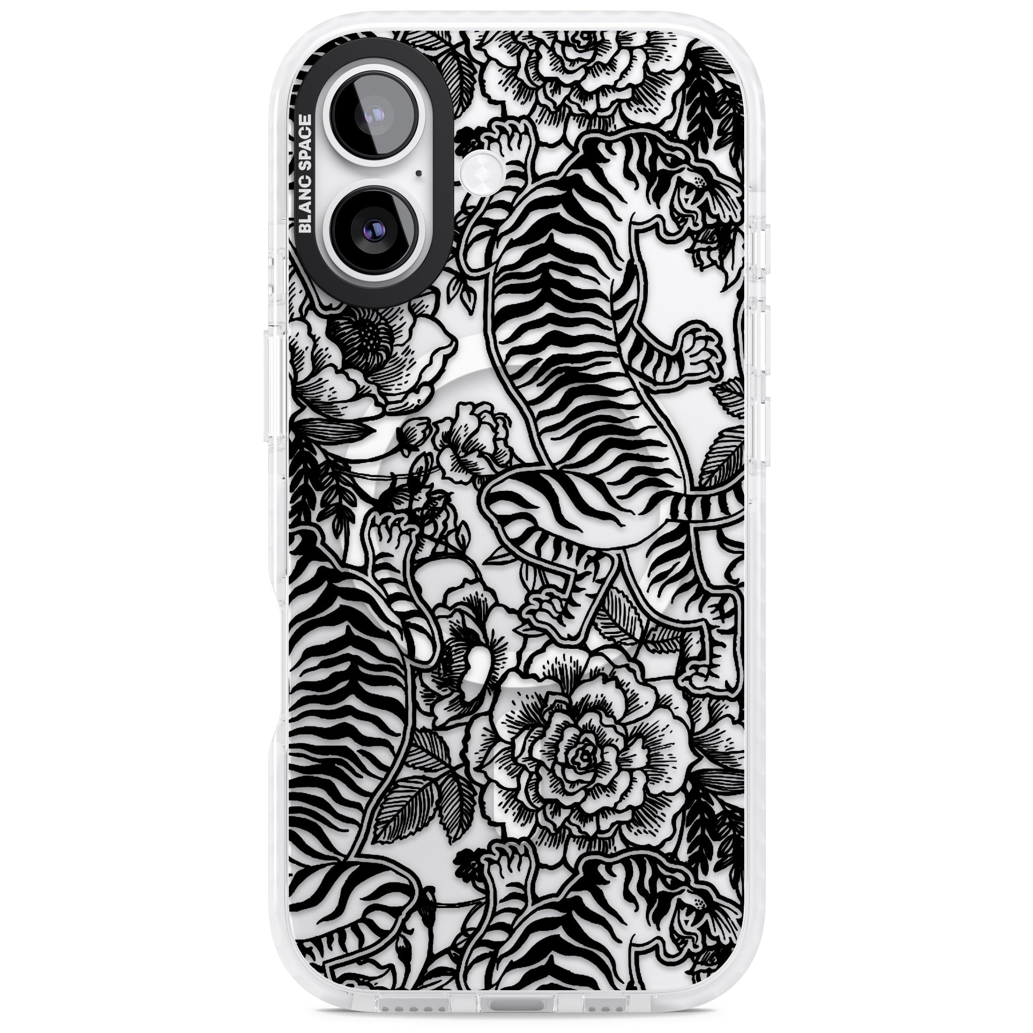 Personalised Chinese Tiger Pattern iPhone 17 Impact Pro Clear Phone Case