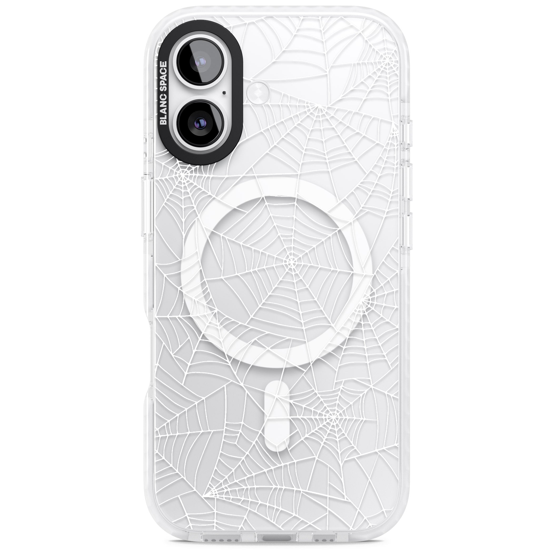 Personalised Spider Webs iPhone 17 Impact Pro Clear Phone Case