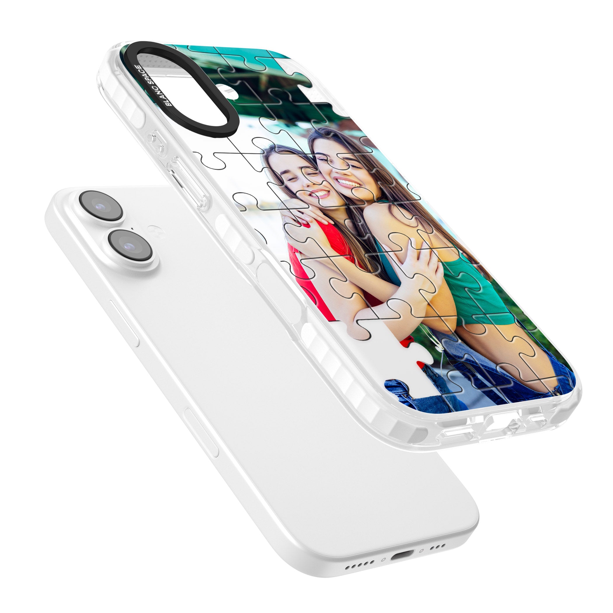 Personalised Jigsaw Puzzle Photo iPhone 17 Impact Pro Clear Phone Case Colours