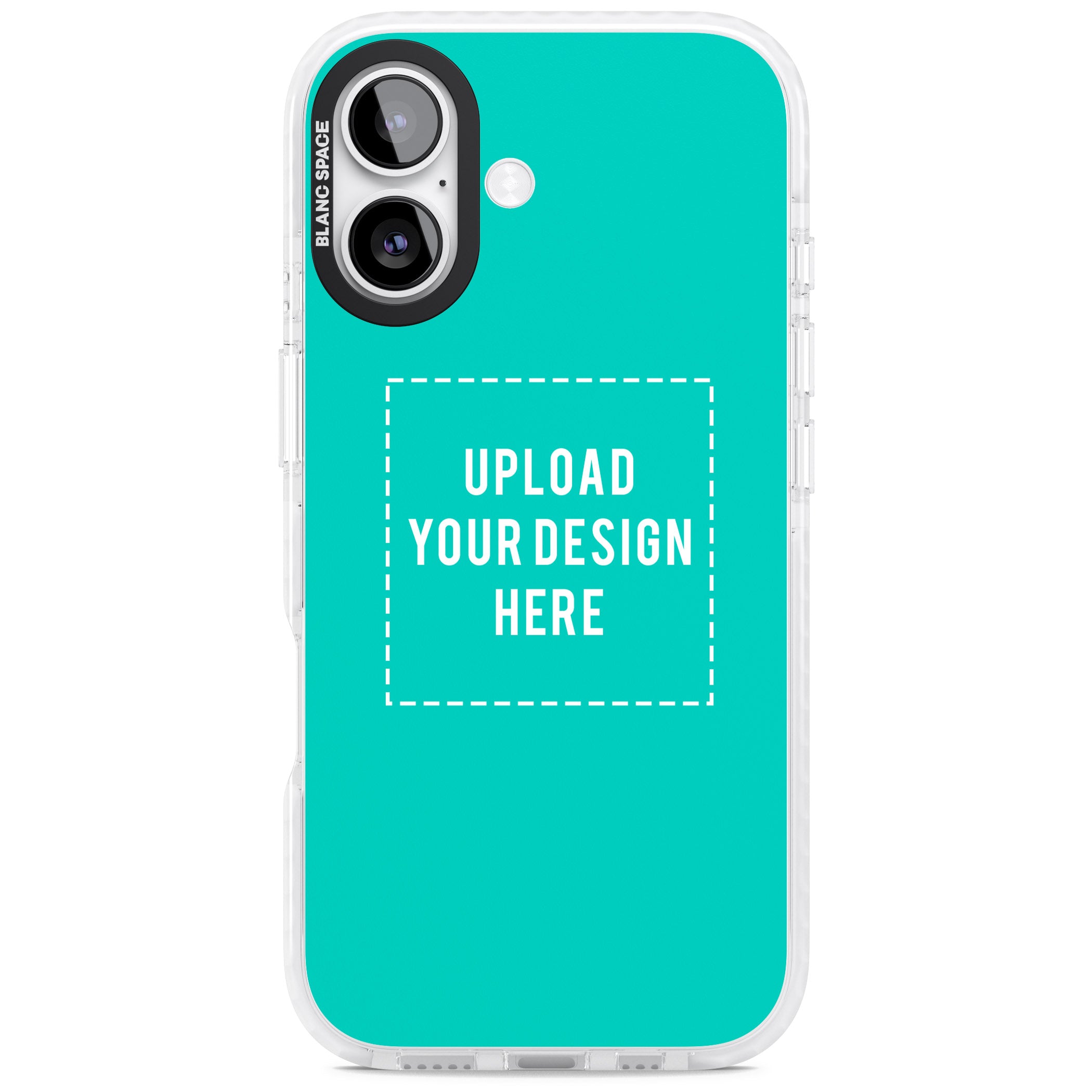 Personalised Personalise Your Own Design iPhone 17 Impact Pro Clear Phone Case