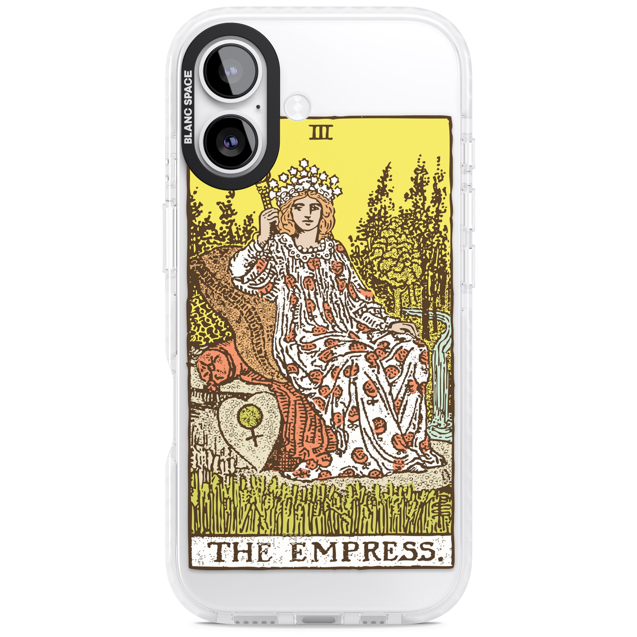 Personalised The Empress Tarot Card (Color) iPhone 17 Impact Pro Clear Phone Case
