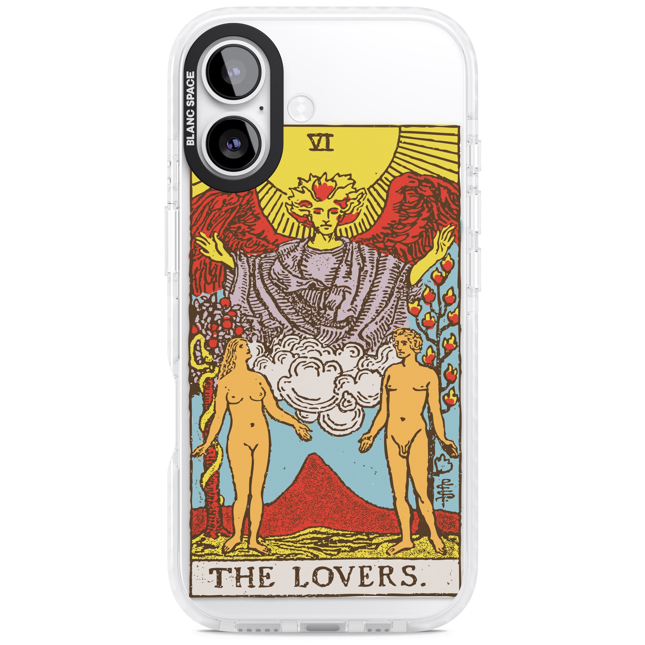 Personalised The Lovers Tarot Card (Color) iPhone 17 Impact Pro Clear Phone Case