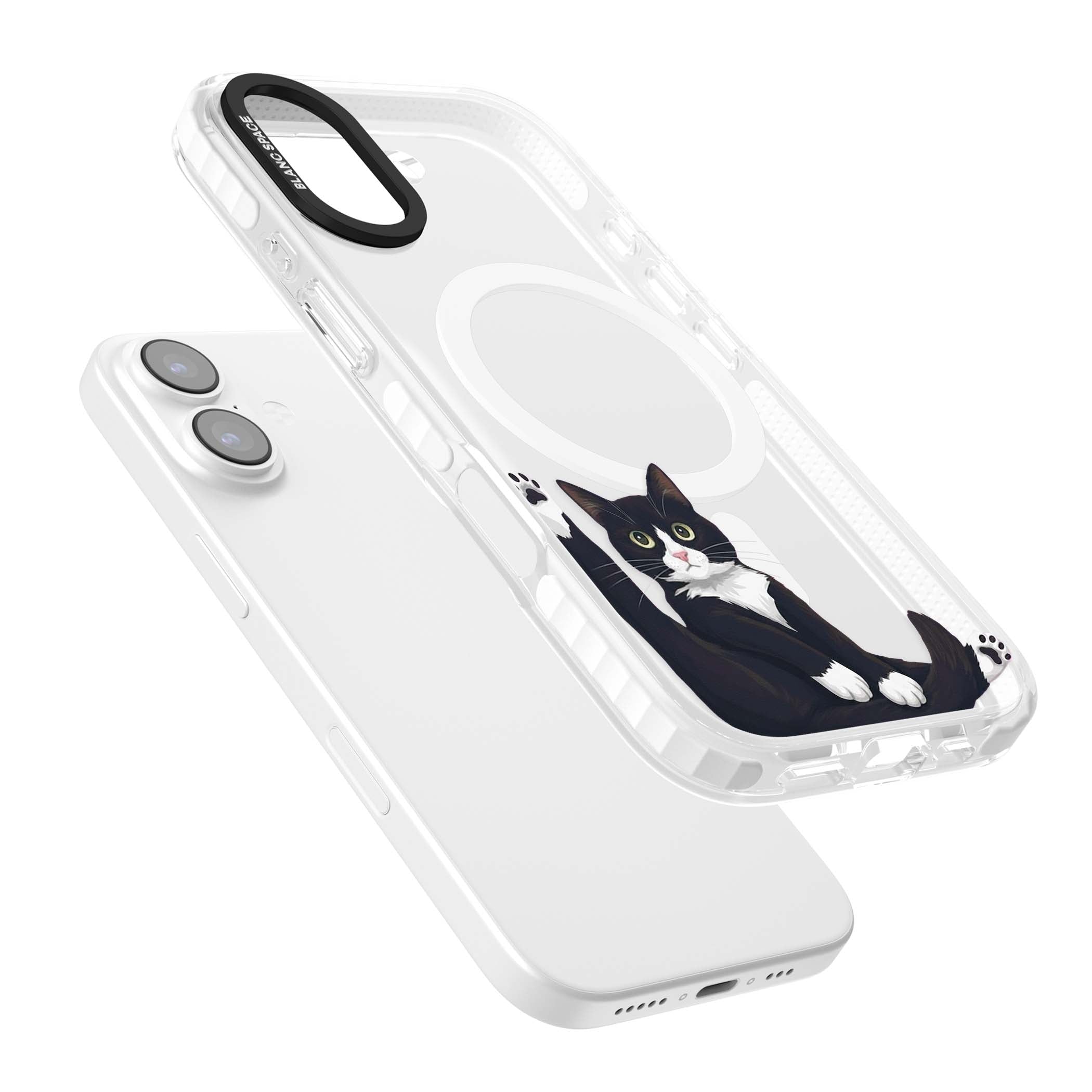 Mid-Groom Cat animals iPhone case | Impact Magsafe case for iPhone 17
