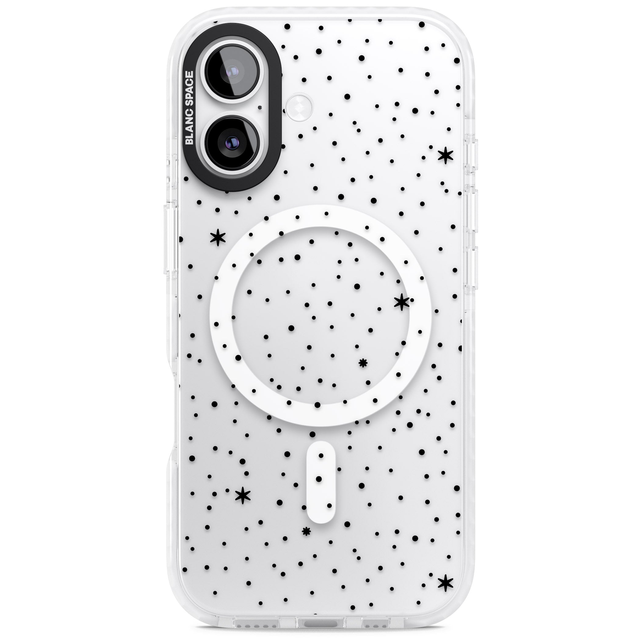 Celestial Starry Sky (Black) iPhone 17 Impact Pro Clear Phone Case
