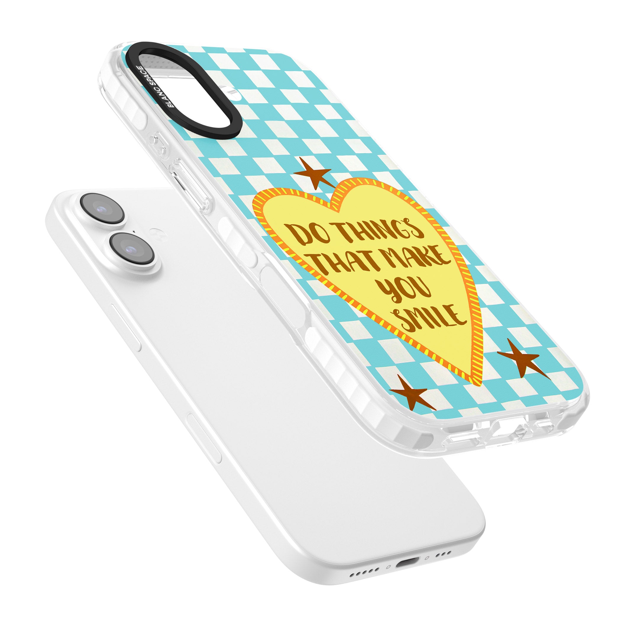 Do Things That Make You Smile iPhone 17 Impact Pro Clear Phone Case Colours