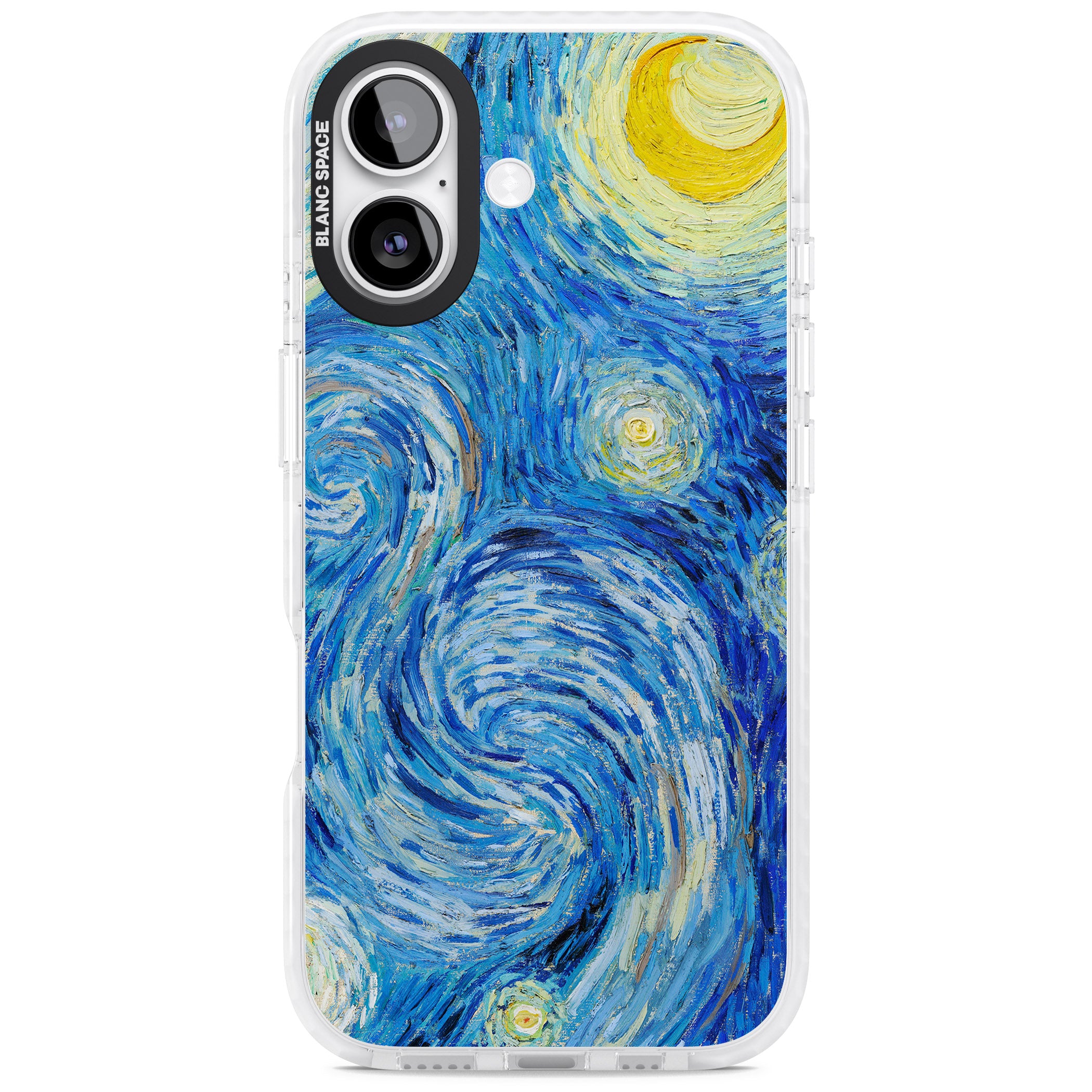 The Starry Night By Vincent Van Gogh iPhone 17 Impact Pro Clear Phone Case
