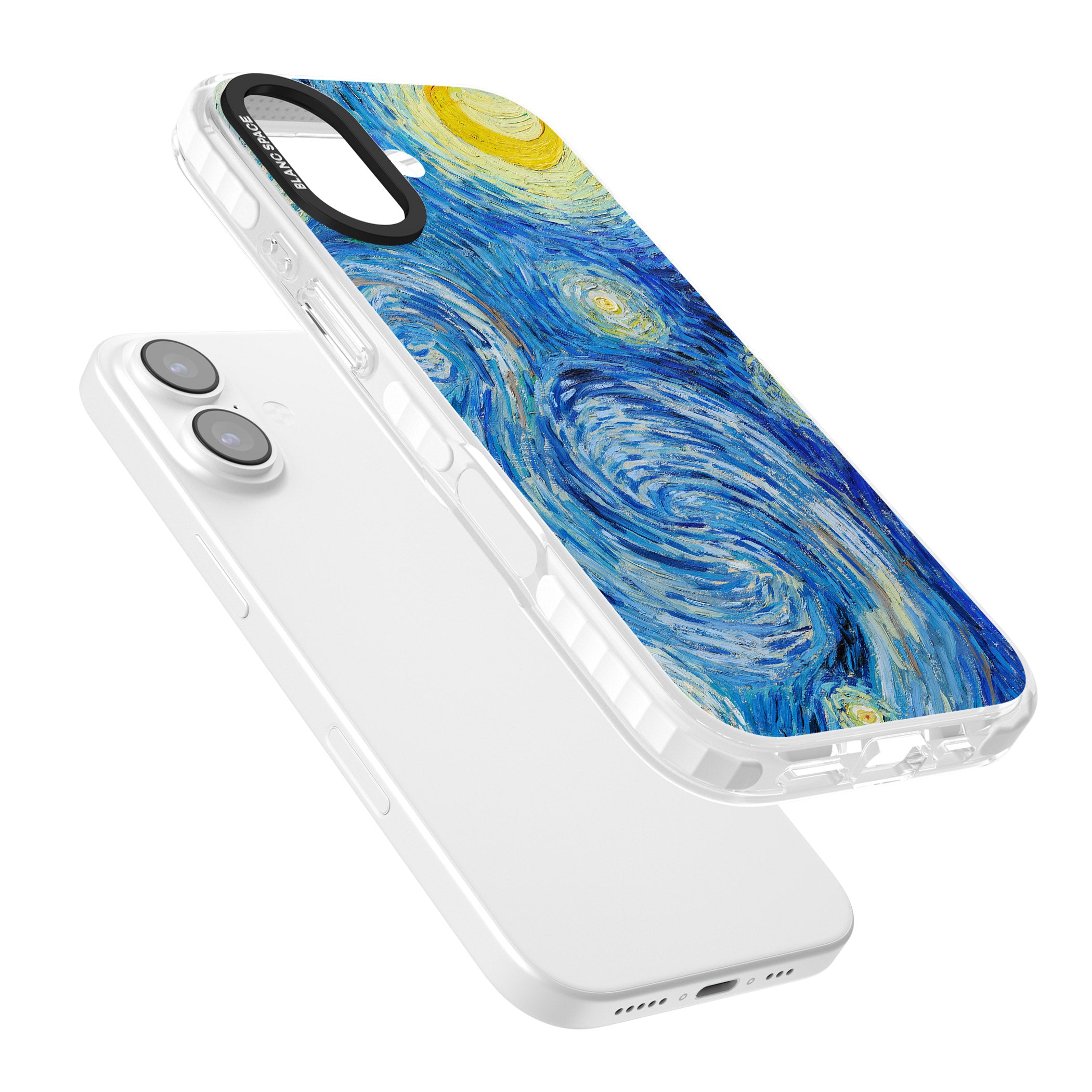 The Starry Night By Vincent Van Gogh iPhone 17 Impact Pro Clear Phone Case Colours