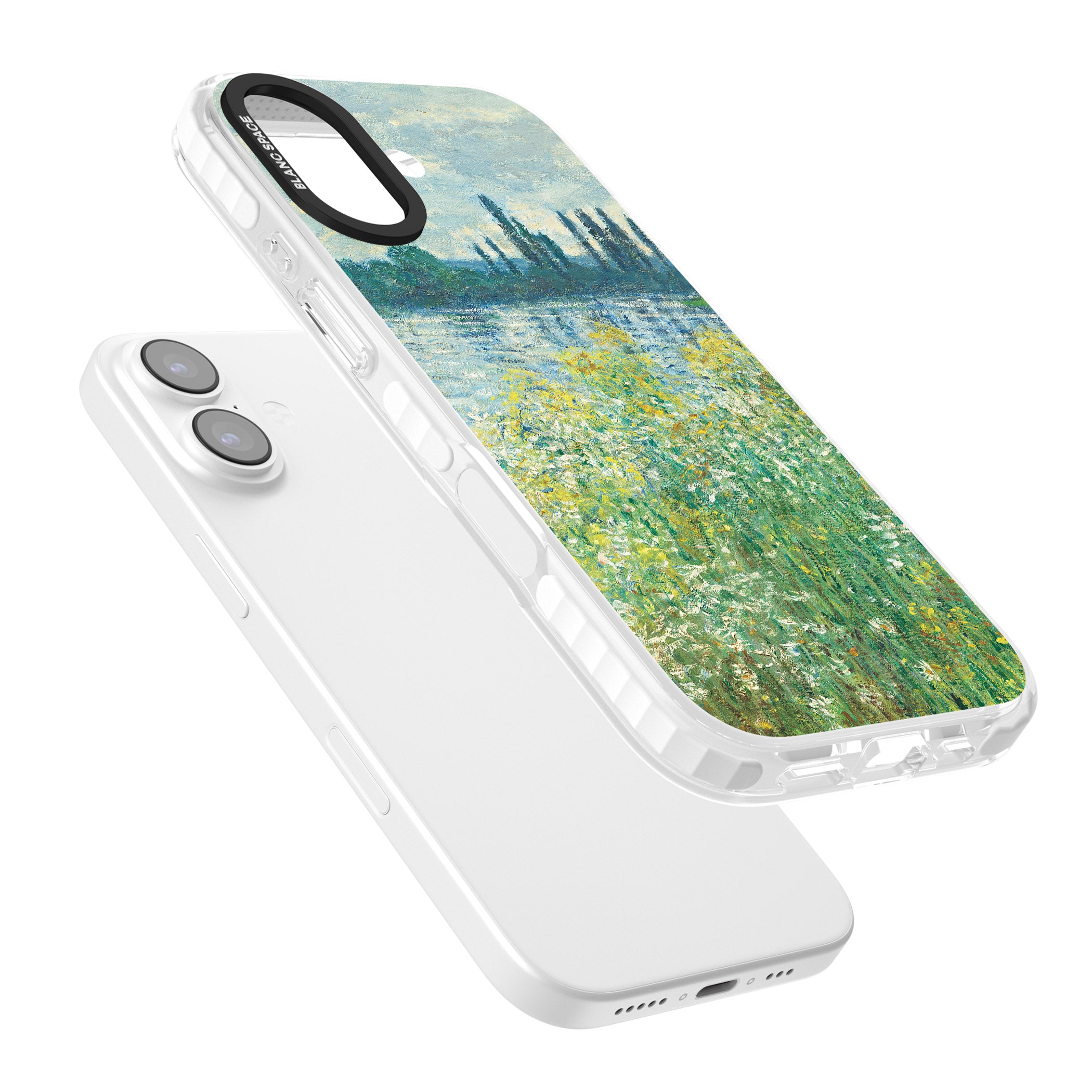 Banks Of The Seine By Claude Monet iPhone 17 Impact Pro Clear Phone Case Colours