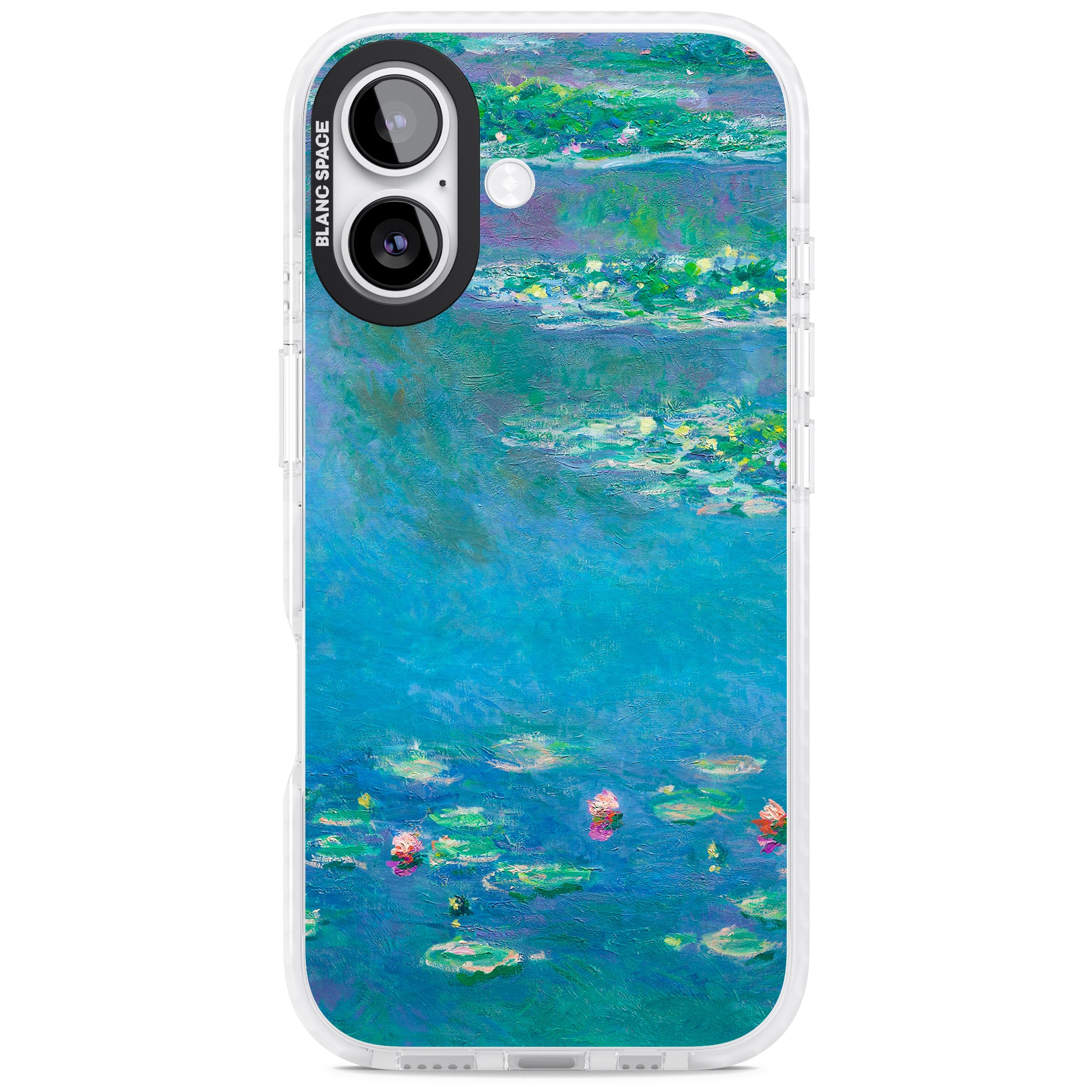 Water Lilies iPhone 17 Impact Pro Clear Phone Case