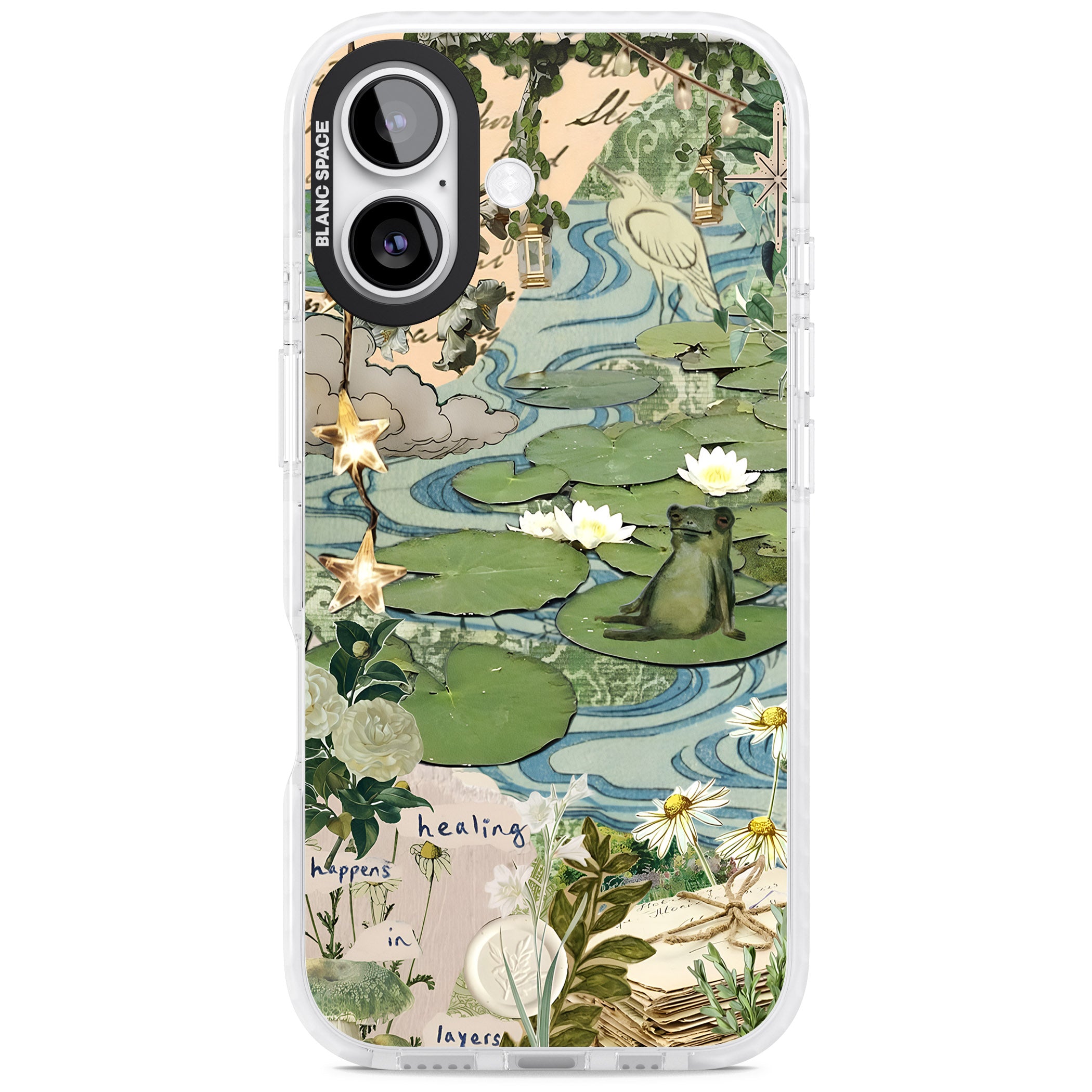 Lily Pad River iPhone 17 Impact Pro Clear Phone Case