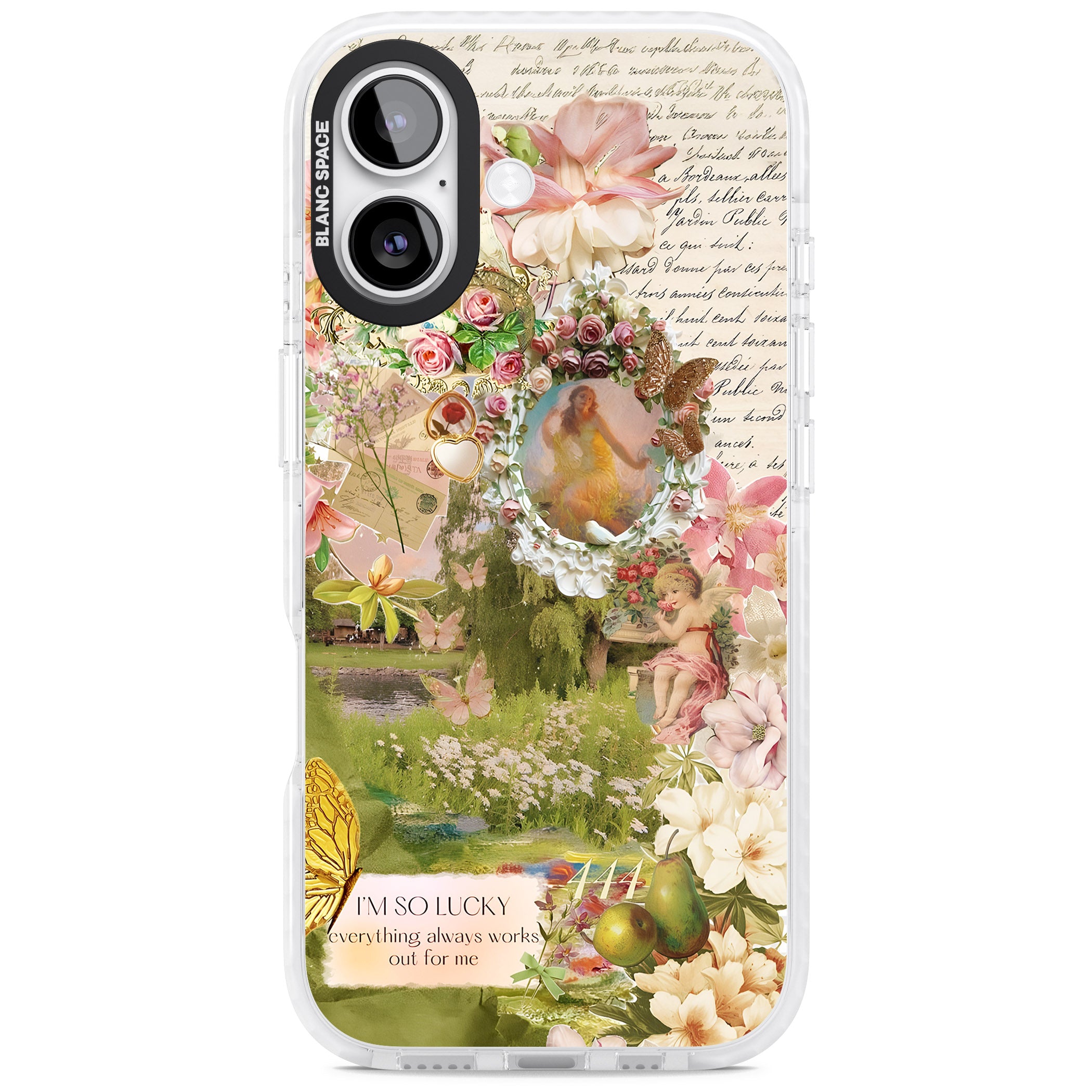 Nature in Pink iPhone 17 Impact Pro Clear Phone Case