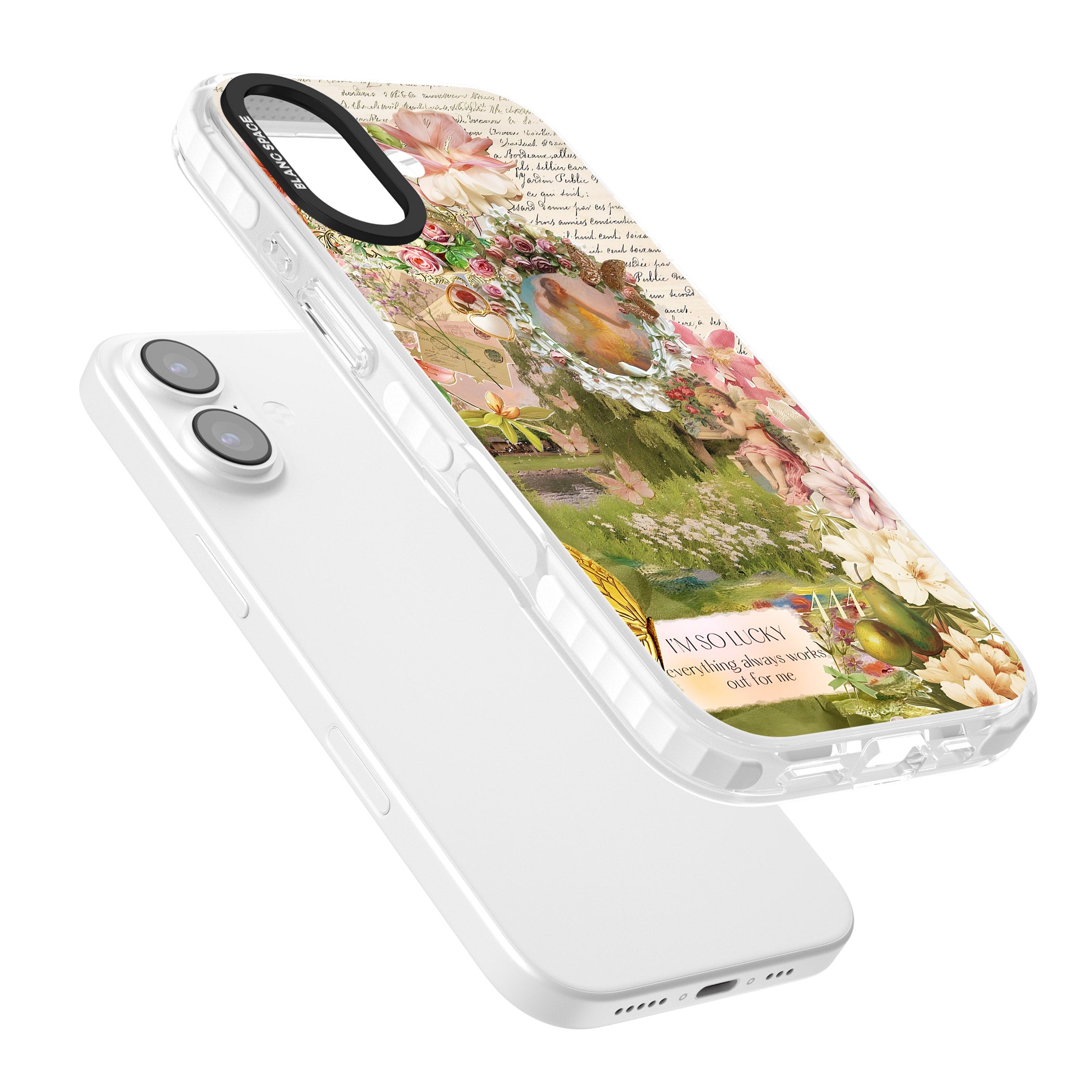 Nature in Pink iPhone 17 Impact Pro Clear Phone Case Colours