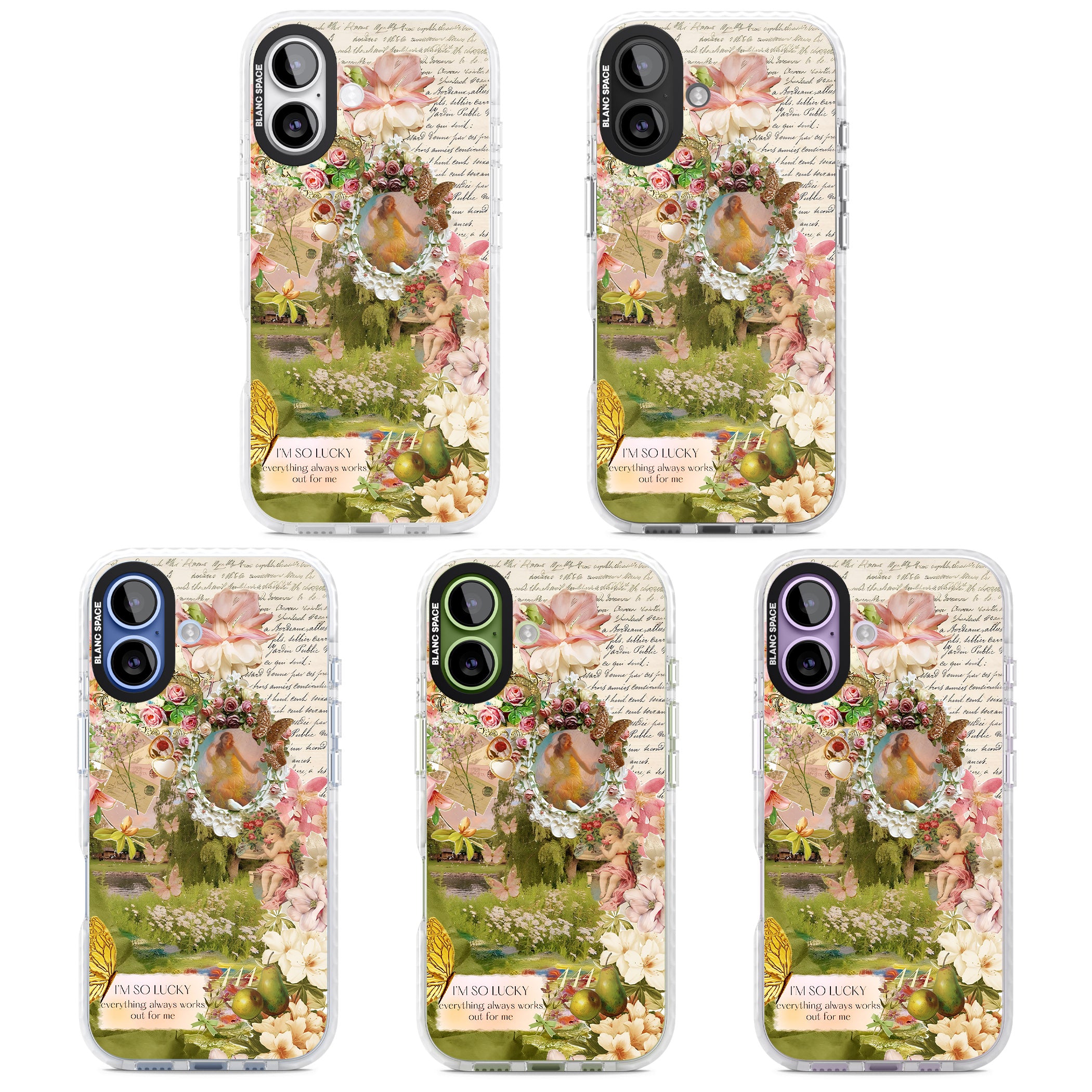 Nature in Pink iPhone 17 Impact Pro Clear Phone Case APT Impact Protection