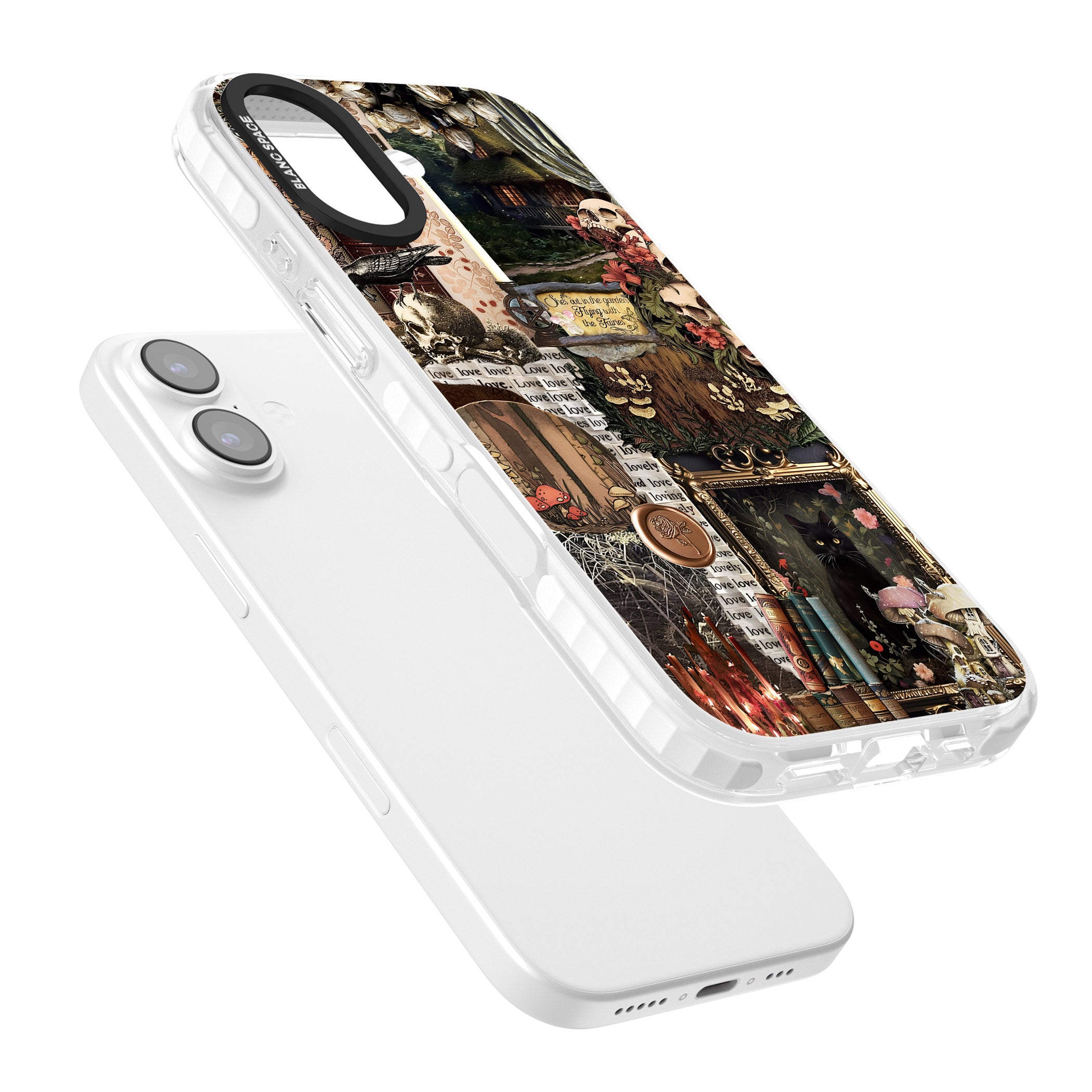 Academia Collage iPhone 17 Impact Pro Clear Phone Case Colours