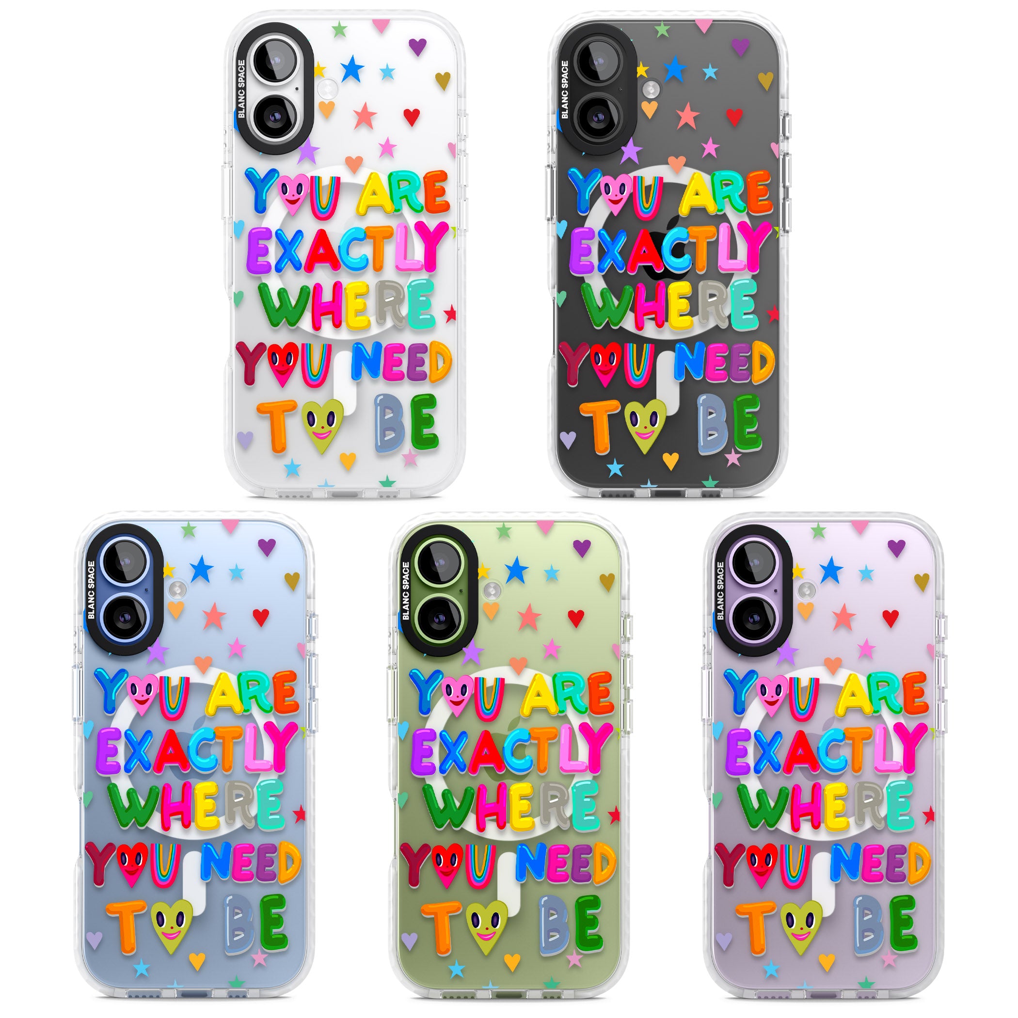 Exactly Where You Need To Be iPhone 17 Impact Pro Clear Phone Case APT Impact Protection