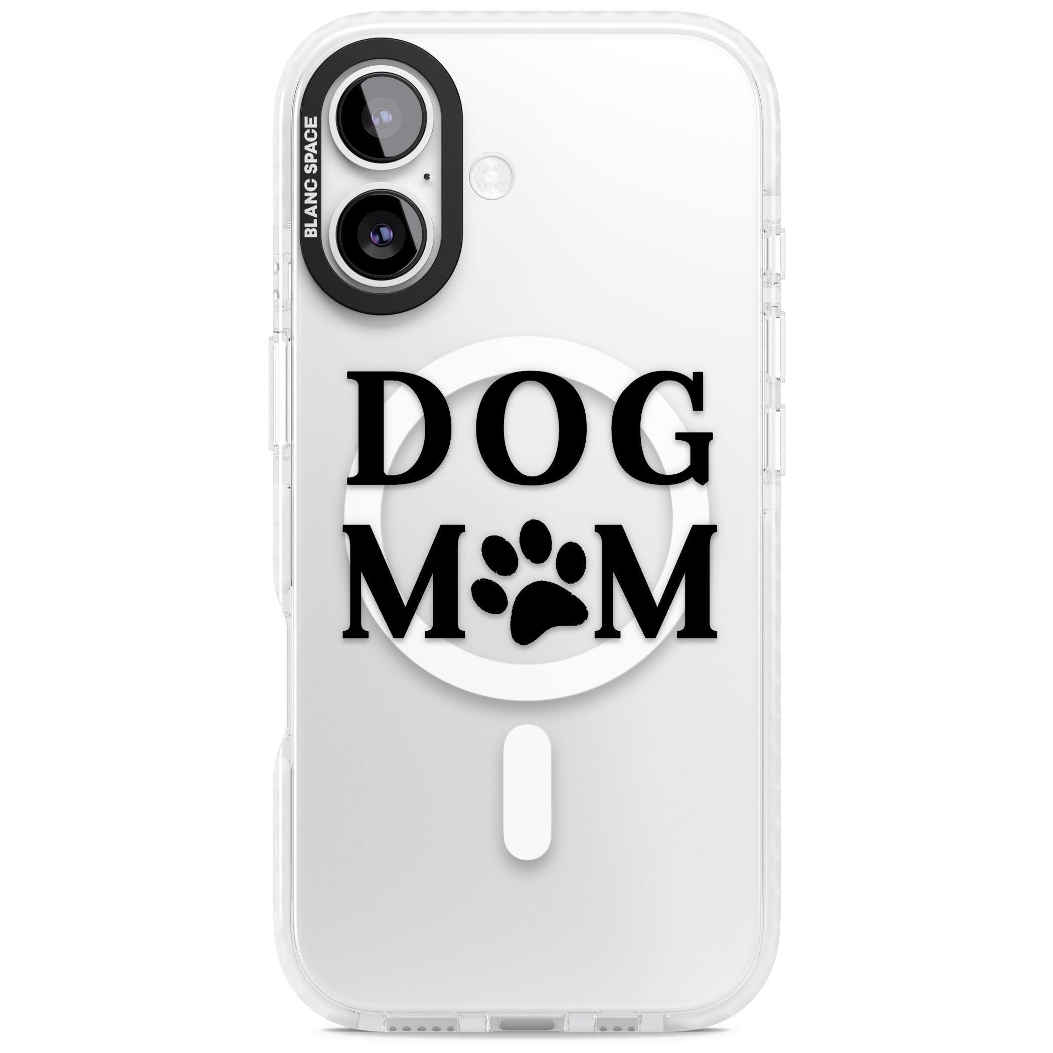 Dog Mom iPhone 17 Impact Pro Clear Phone Case